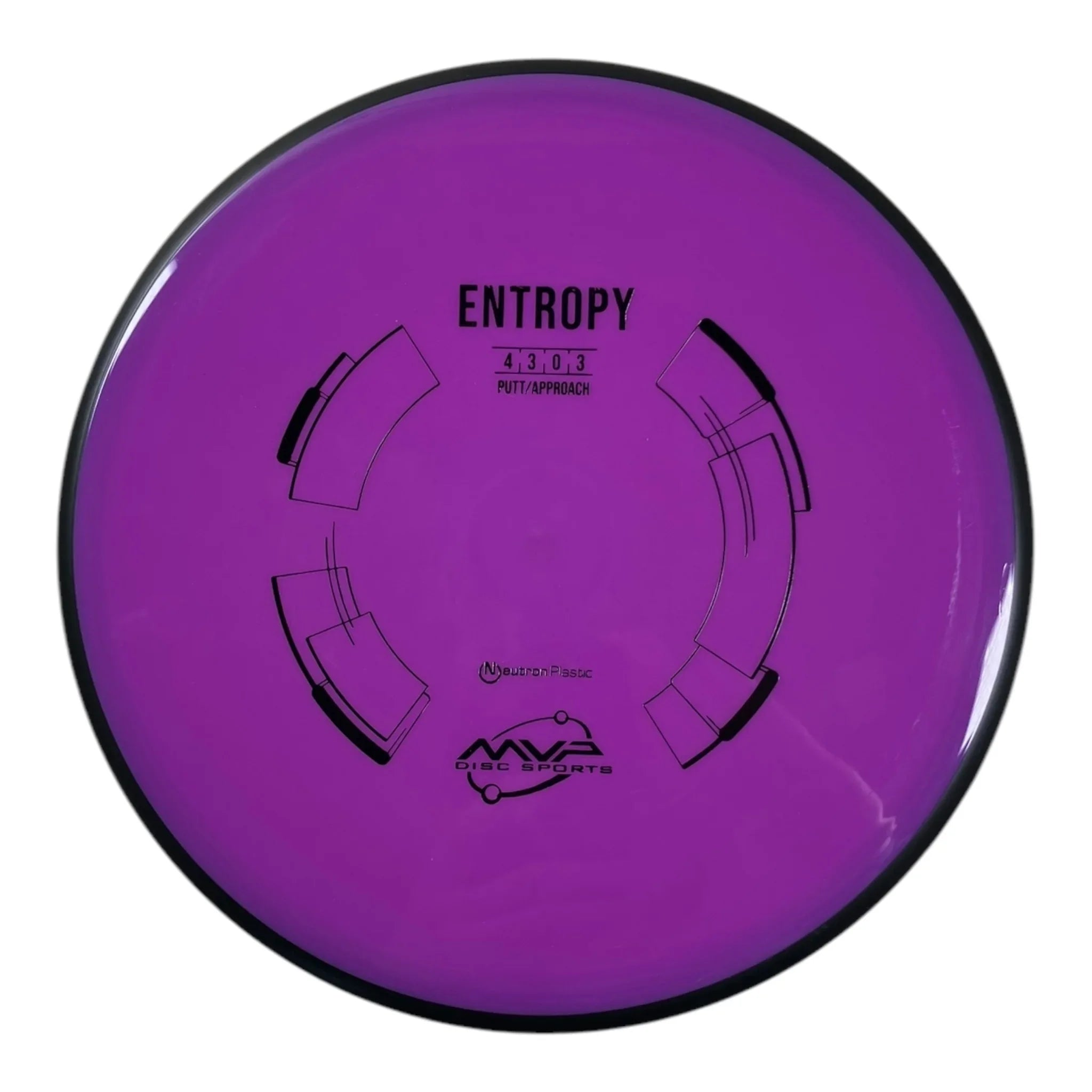 MVP Disc Sports Entropy | Neutron | Purple/Black 173g Disc Golf