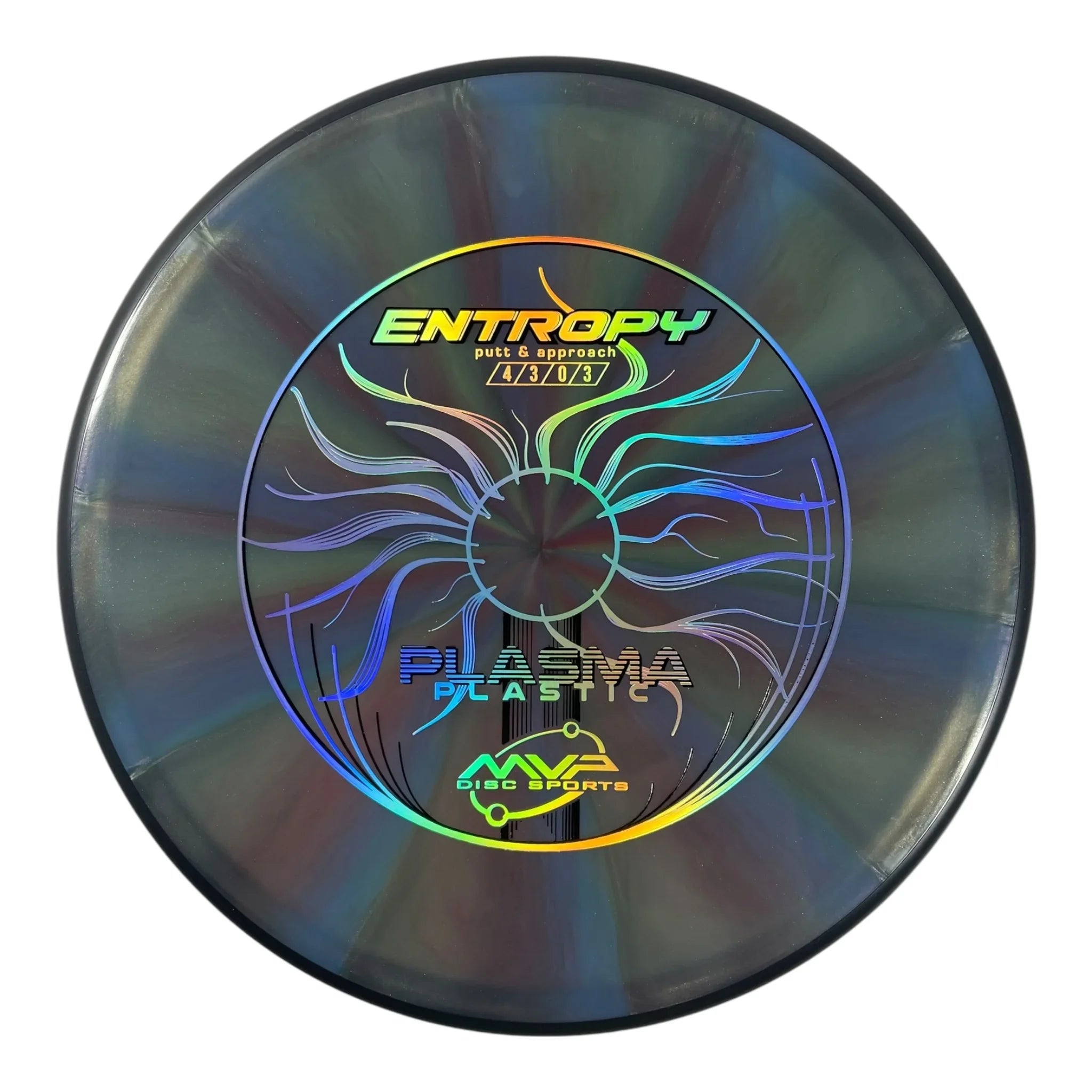 MVP Disc Sports Entropy | Plasma | Blue/Silver 168g Disc Golf
