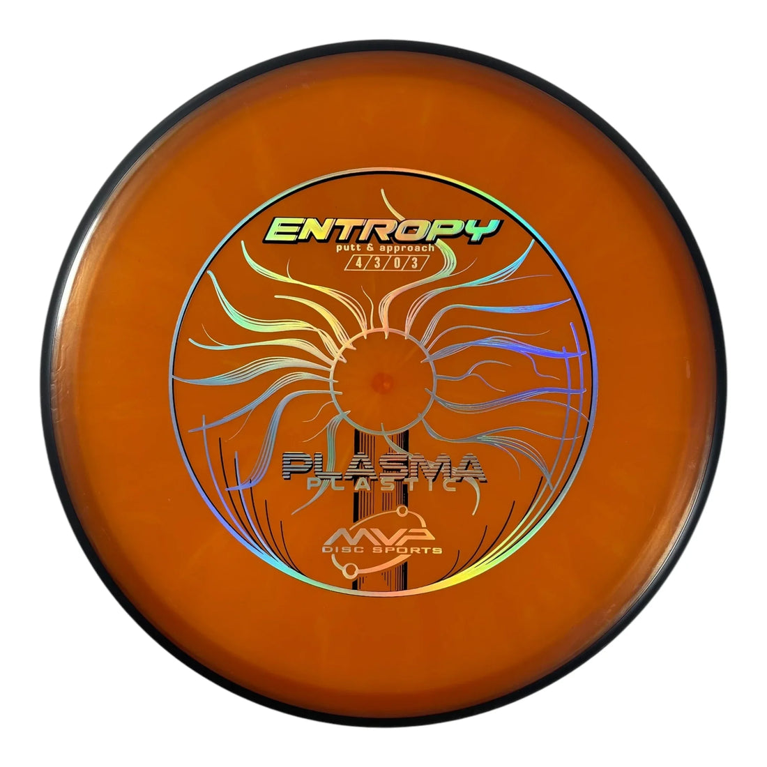 MVP Disc Sports Entropy | Plasma | Orange/Black 172g Disc Golf