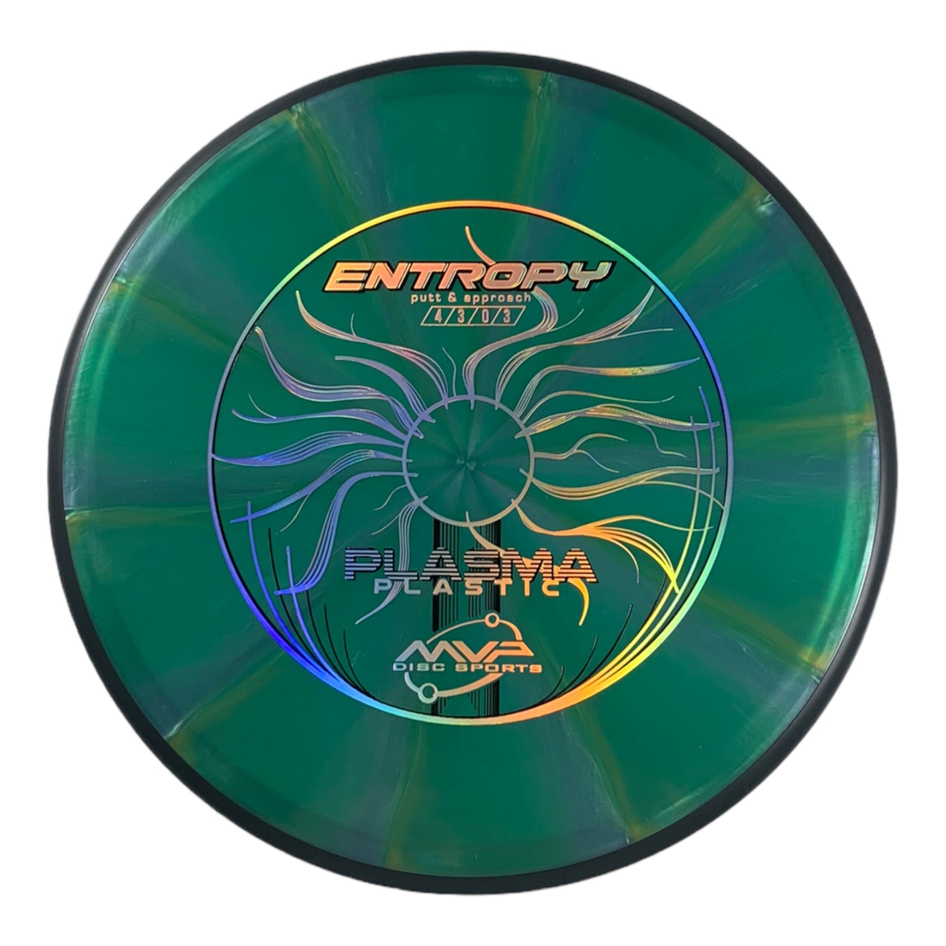 MVP Disc Sports Entropy | Plasma | Green/Black 168g Disc Golf