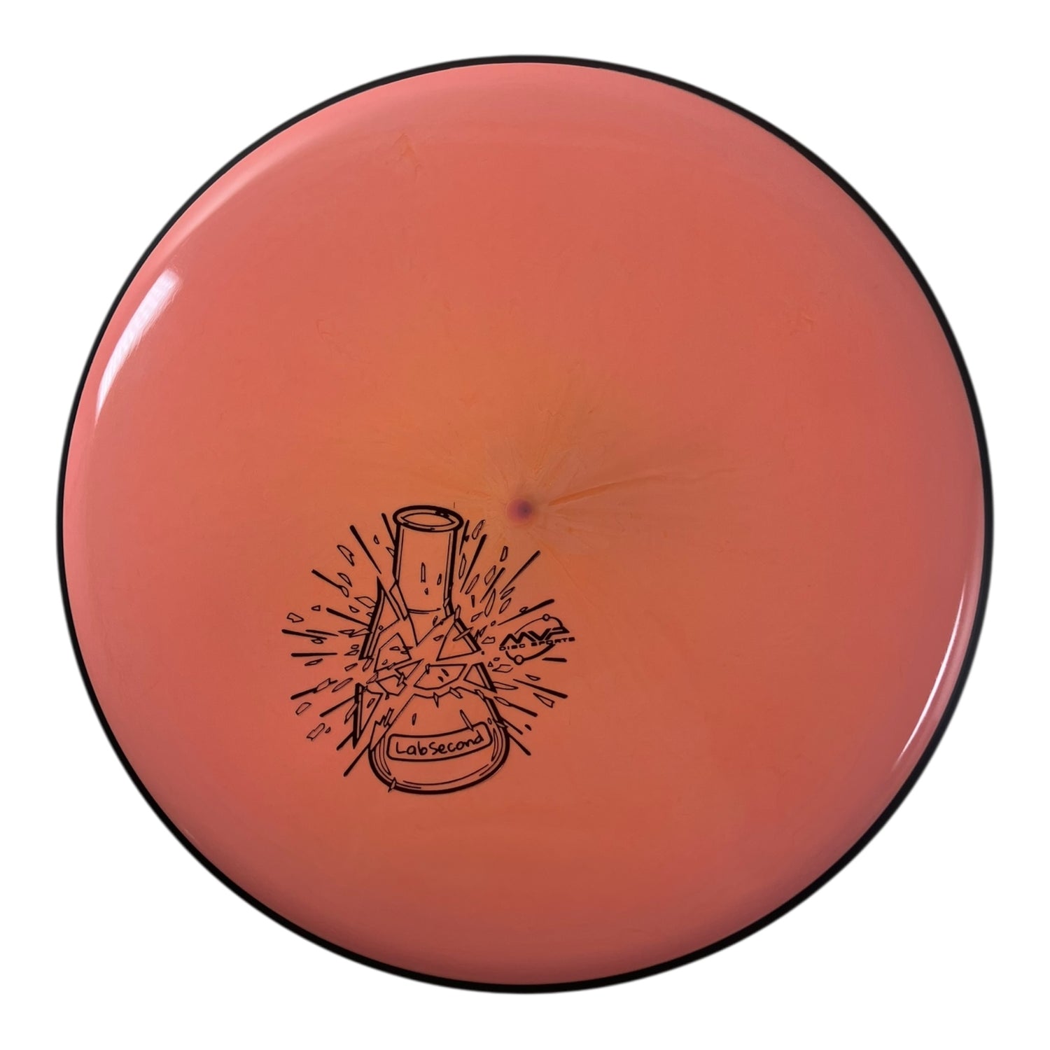 MVP Disc Sports Glitch - Lab Second | Neutron Soft | Orange/Black 148g Disc Golf