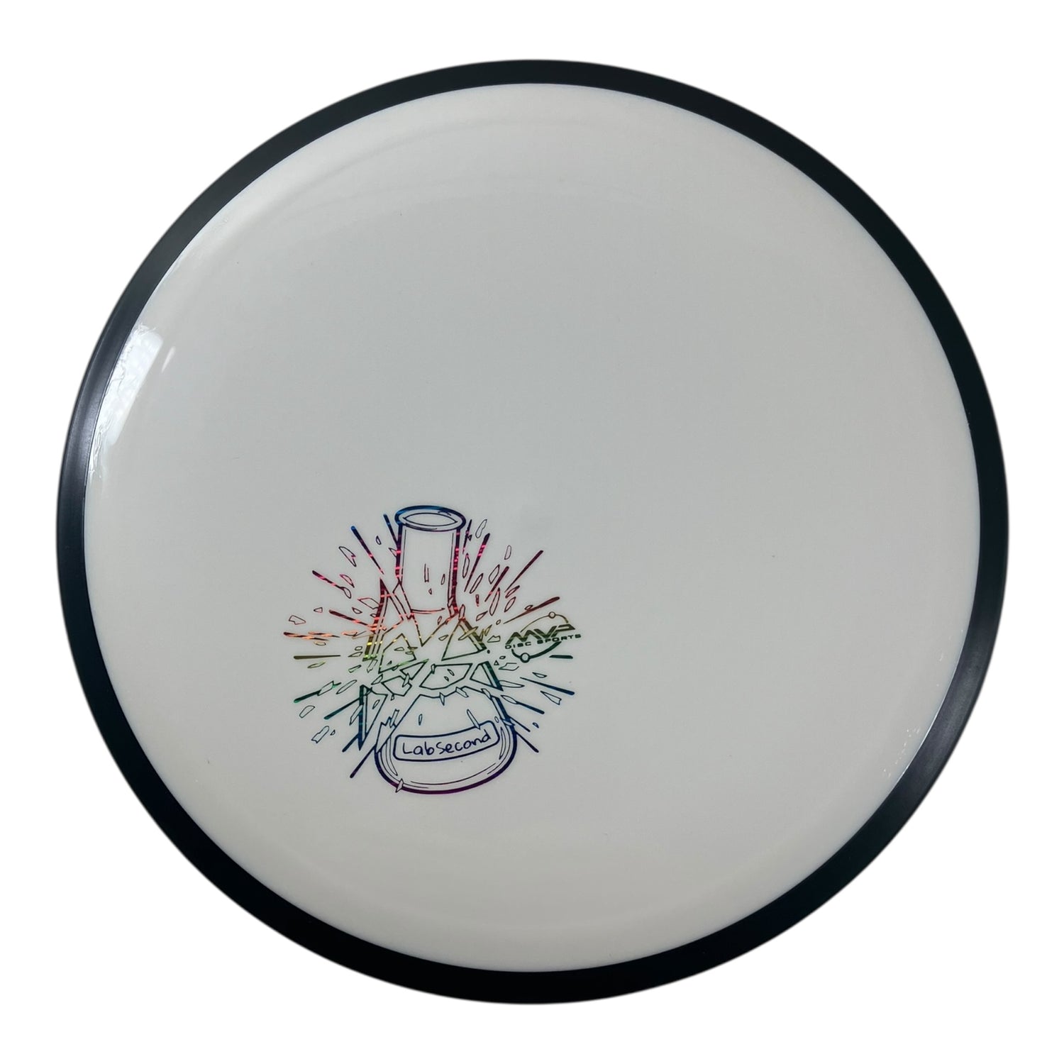 MVP Disc Sports Glitch - Lab Second | Neutron Soft | White/Black 149g Disc Golf