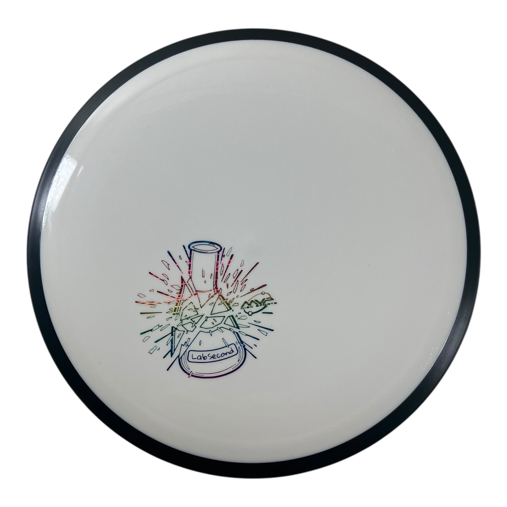 MVP Disc Sports Glitch - Lab Second | Neutron Soft | White/Black 149g Disc Golf