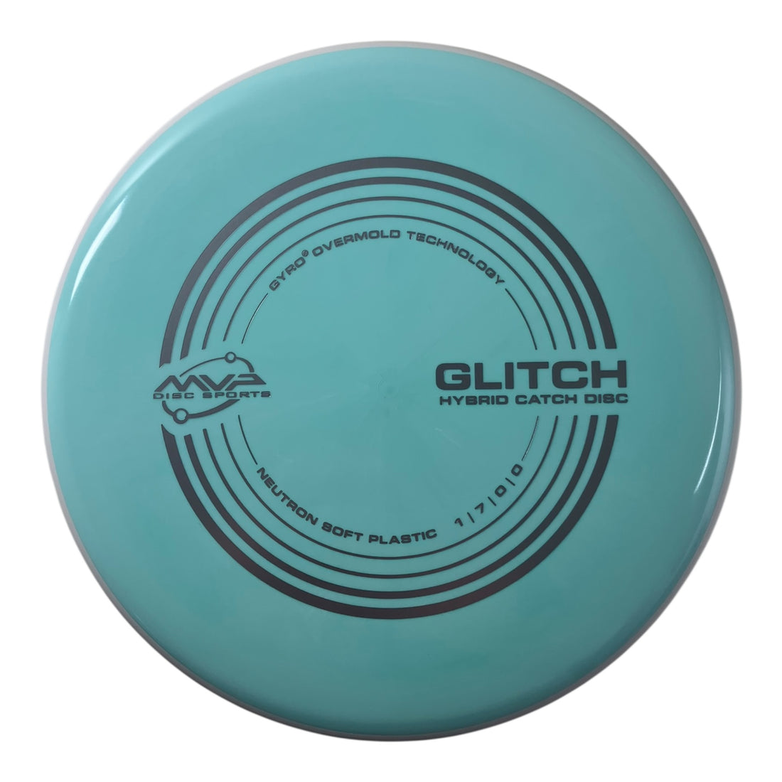 MVP Disc Sports Glitch | Neutron Soft | Mint/White 149g (Project Lab Coat) Disc Golf