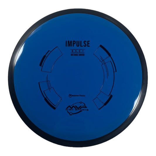 MVP Disc Sports Impulse | Neutron | Blue/Black 159g Disc Golf