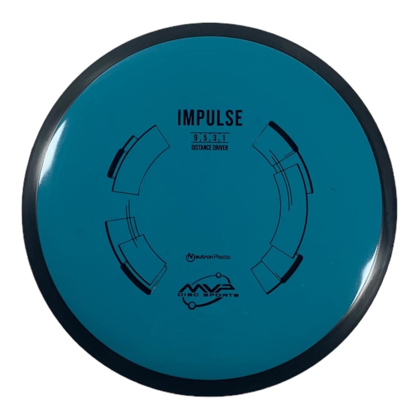 MVP Disc Sports Impulse | Neutron | Blue/Black 164g Disc Golf