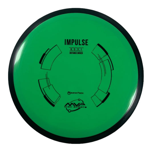 MVP Disc Sports Impulse | Neutron | Green/Black 163-171g Disc Golf