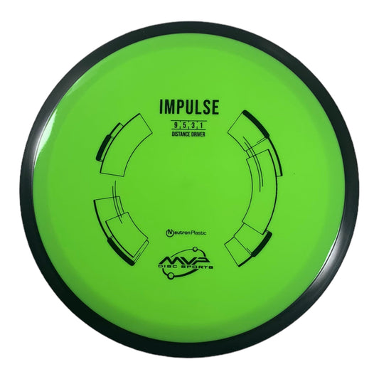 MVP Disc Sports Impulse | Neutron | Green/Black 165g Disc Golf