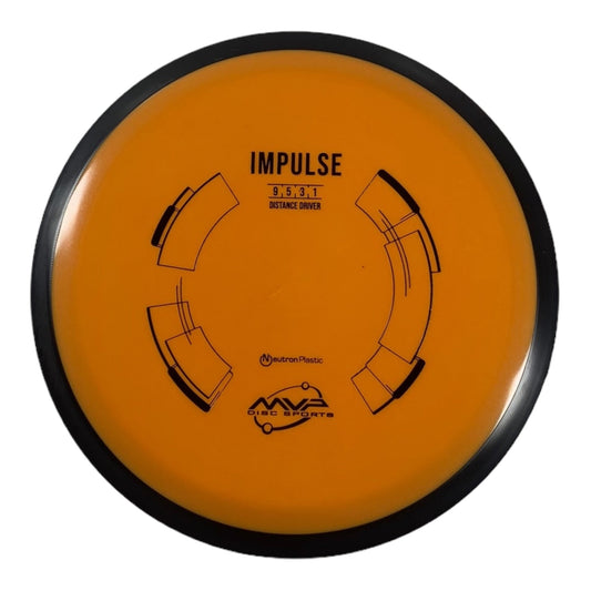 MVP Disc Sports Impulse | Neutron | Orange/Black 166-167g Disc Golf