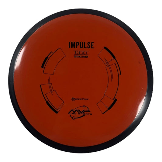 MVP Disc Sports Impulse | Neutron | Orange/Black 166g Disc Golf