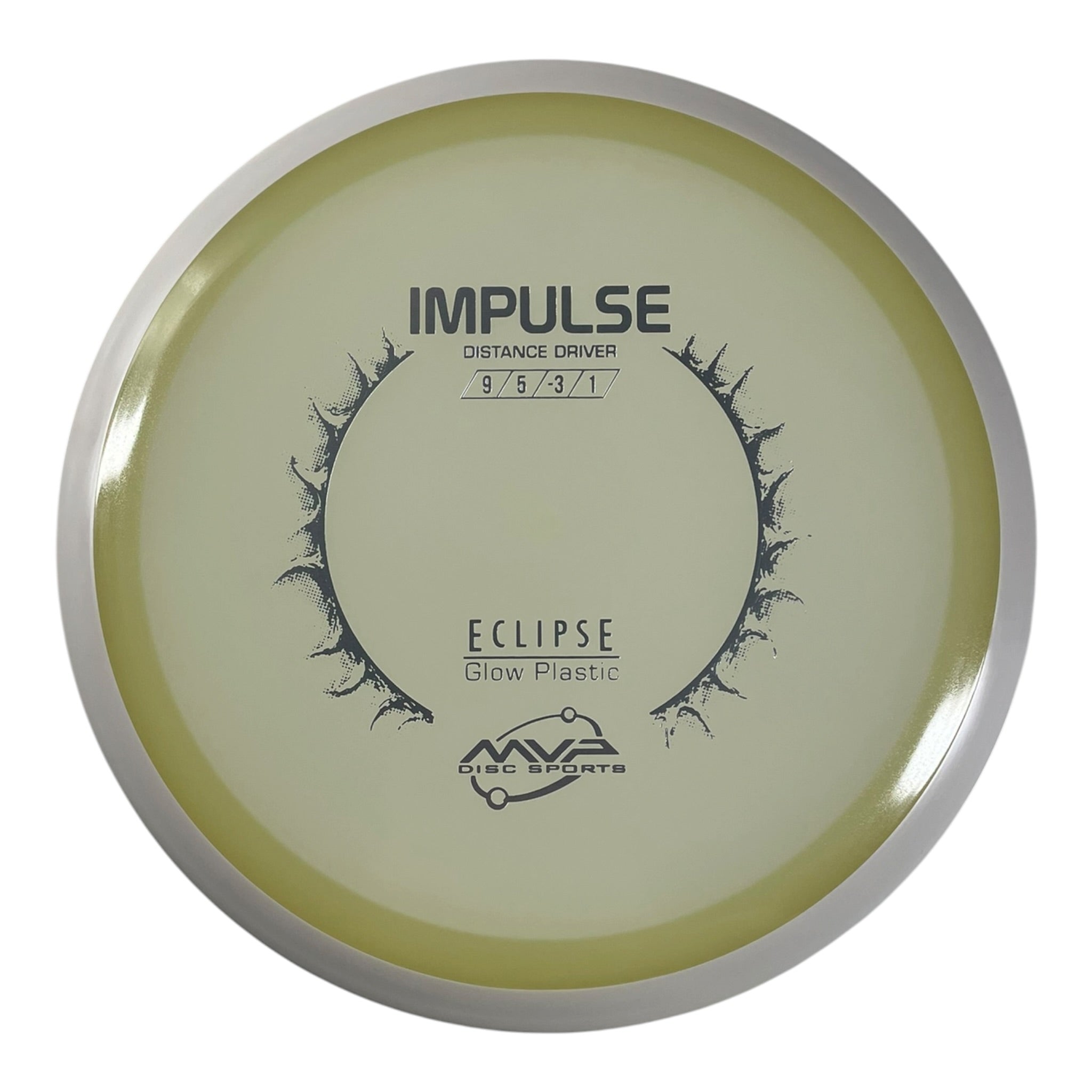 MVP Disc Sports Impulse | Eclipse | Glow/White 167-172g Disc Golf