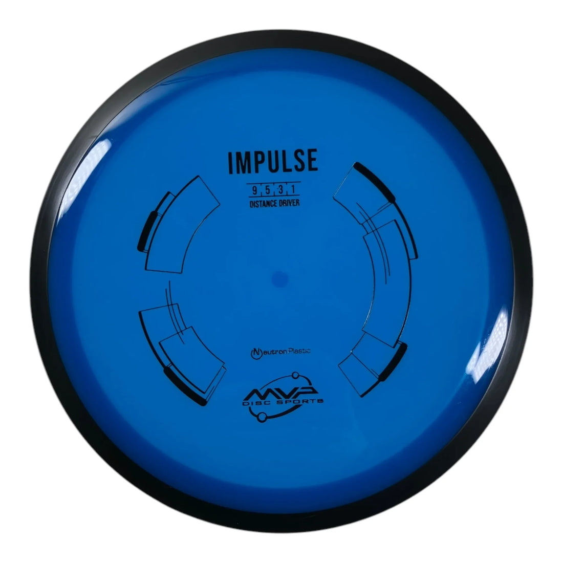 MVP Disc Sports Impulse | Neutron | Blue/Black 171g Disc Golf