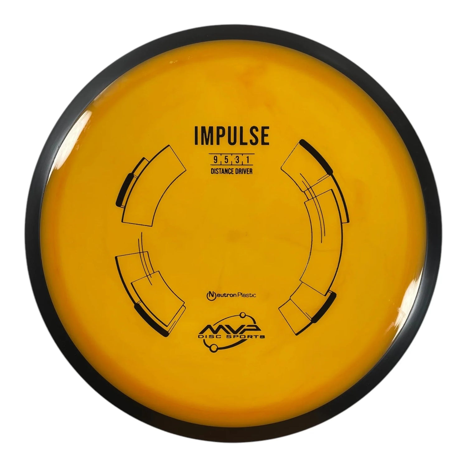 MVP Disc Sports Impulse | Neutron | Orange/Black 175g Disc Golf