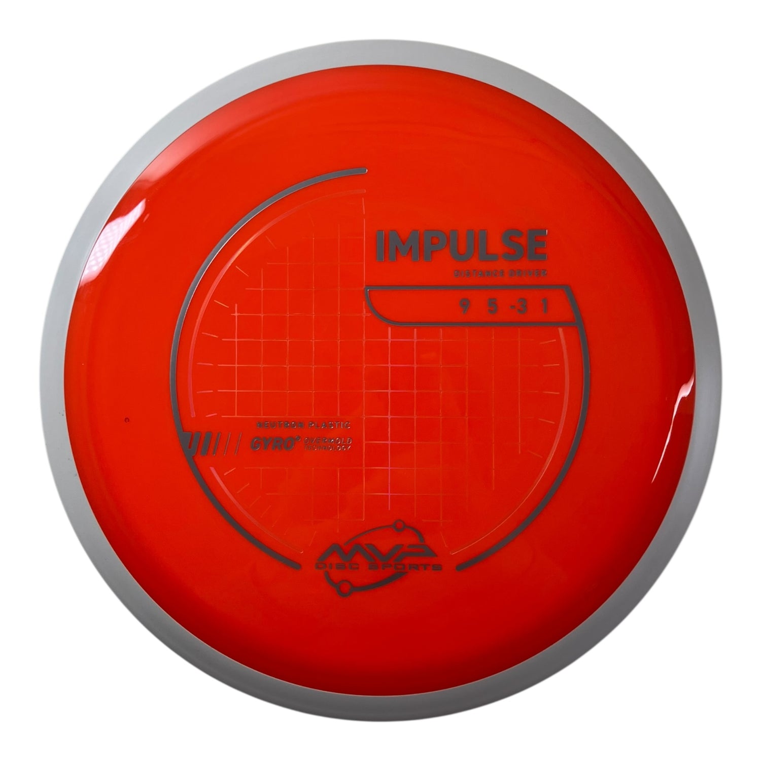 MVP Disc Sports Impulse | Neutron | Orange/White 172g (Project Lab Coat) Disc Golf