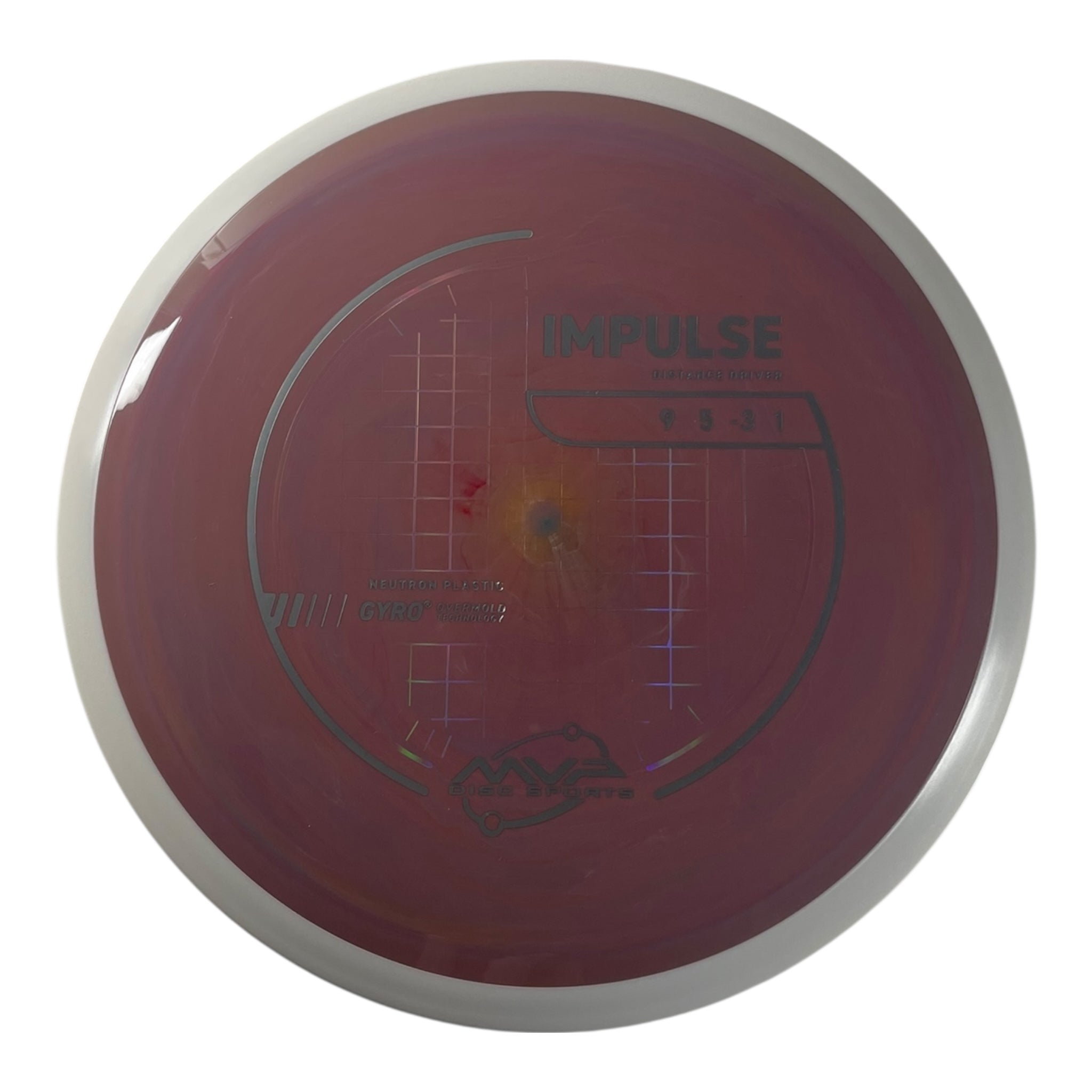 MVP Disc Sports Impulse | Neutron | Pink/White 159g (Project Lab Coat) Disc Golf