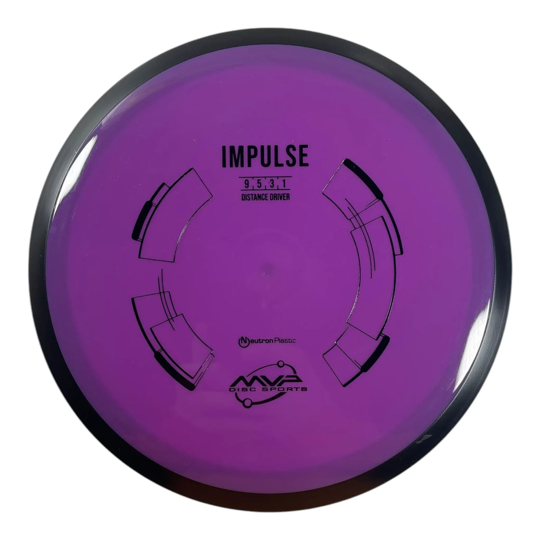 MVP Disc Sports Impulse | Neutron | Purple/Black 167g Disc Golf