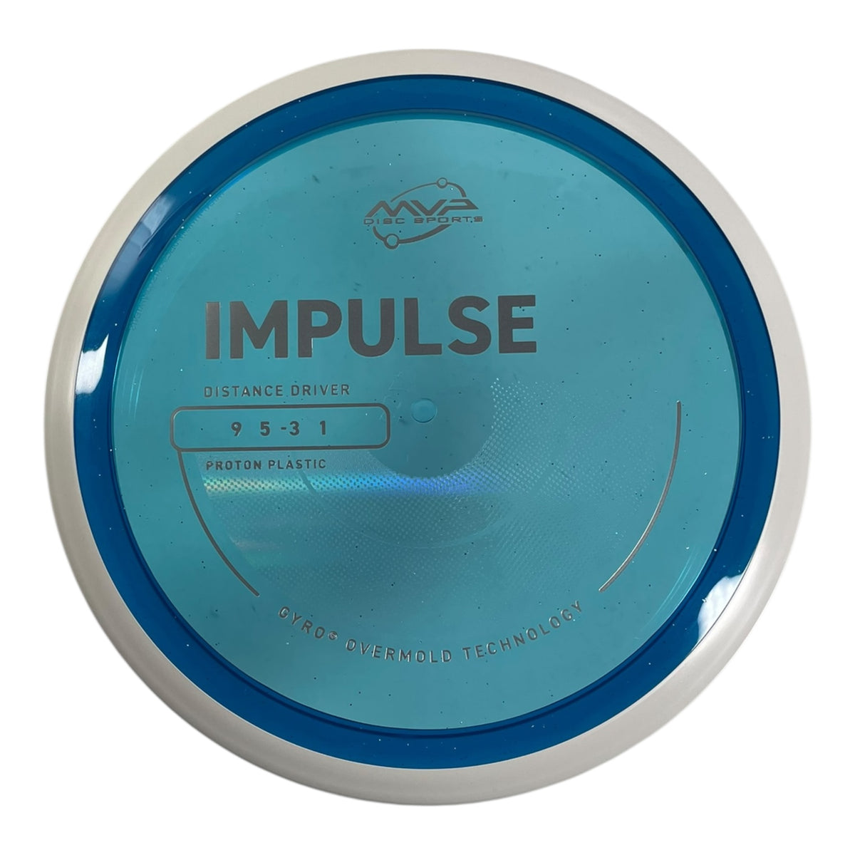 MVP Disc Sports Impulse | Proton | Blue/White 168-170g (Project Lab Coat) Disc Golf