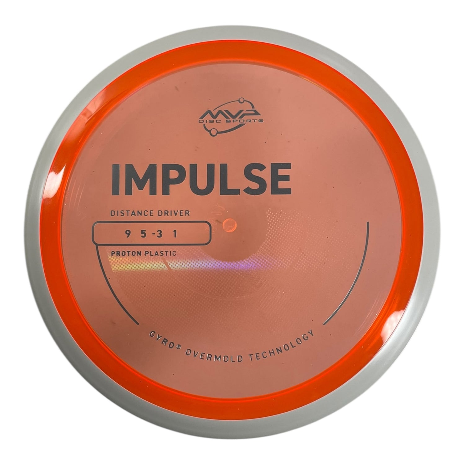 MVP Disc Sports Impulse | Proton | Orange/White 174g (Project Lab Coat) Disc Golf