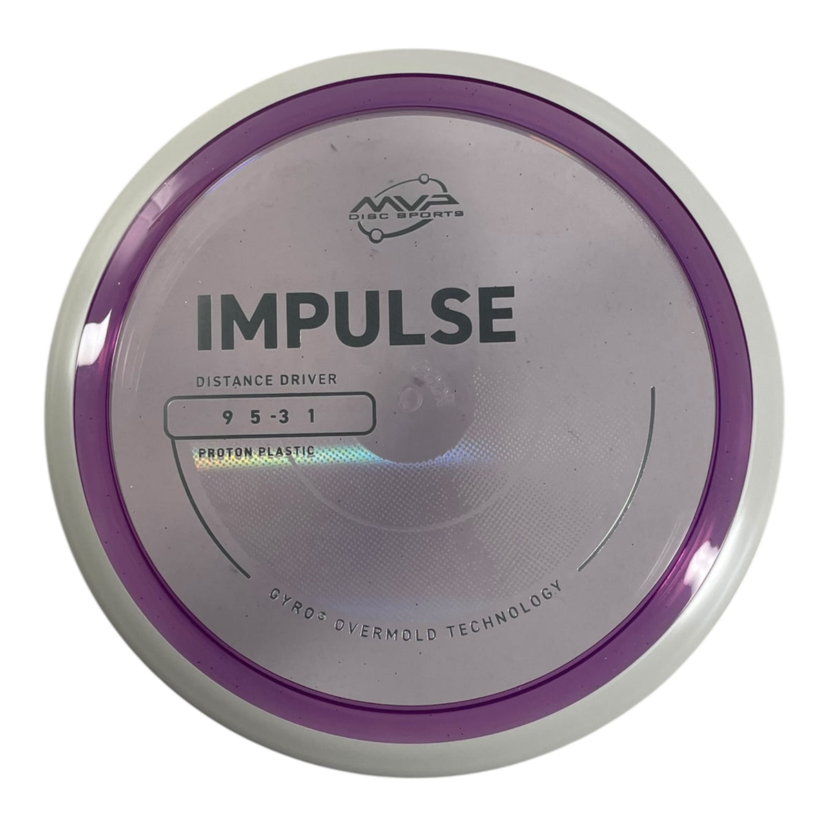 MVP Disc Sports Impulse | Proton | Purple/White 162-174g (Project Lab Coat) Disc Golf
