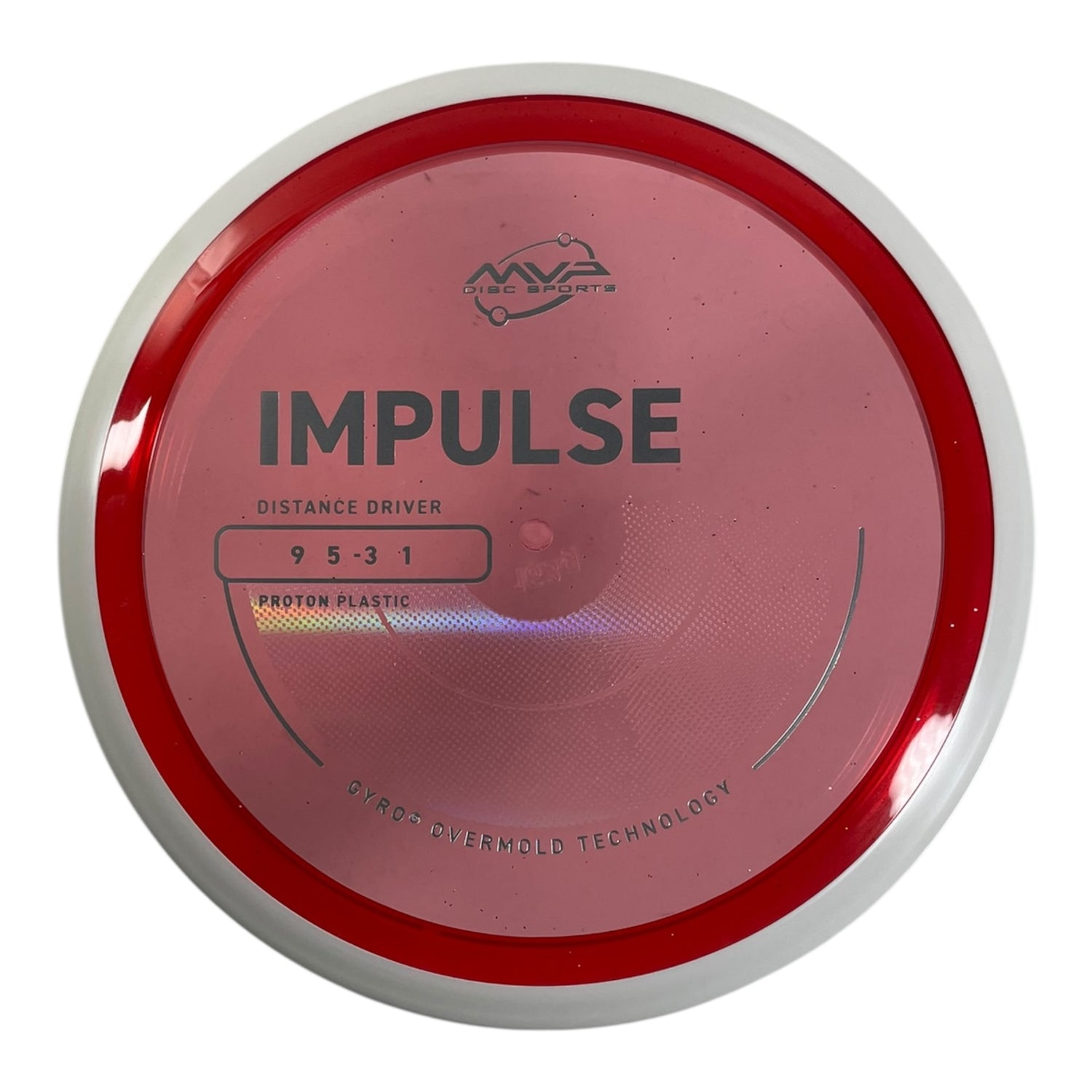 MVP Disc Sports Impulse | Proton | Red/White 163-174g (Project Lab Coat) Disc Golf