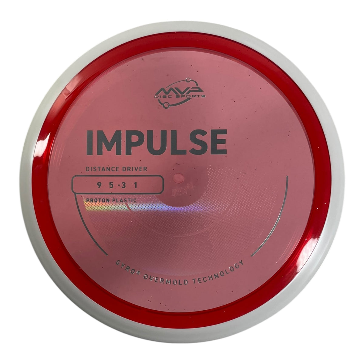 MVP Disc Sports Impulse | Proton | Red/White 163-174g (Project Lab Coat) Disc Golf