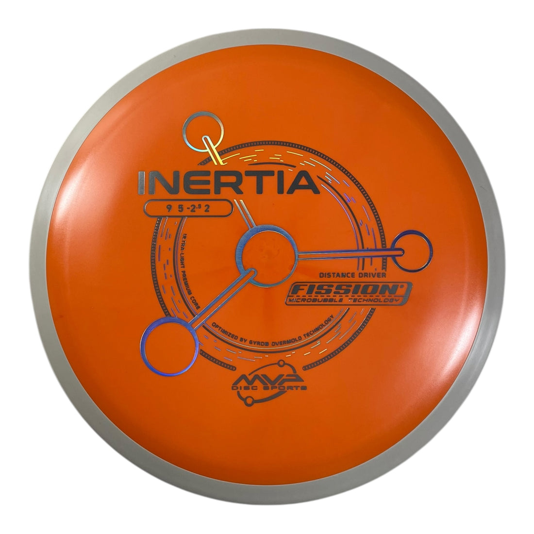 MVP Disc Sports Inertia | Fission | Orange/White 163g (Project Lab Coat) Disc Golf