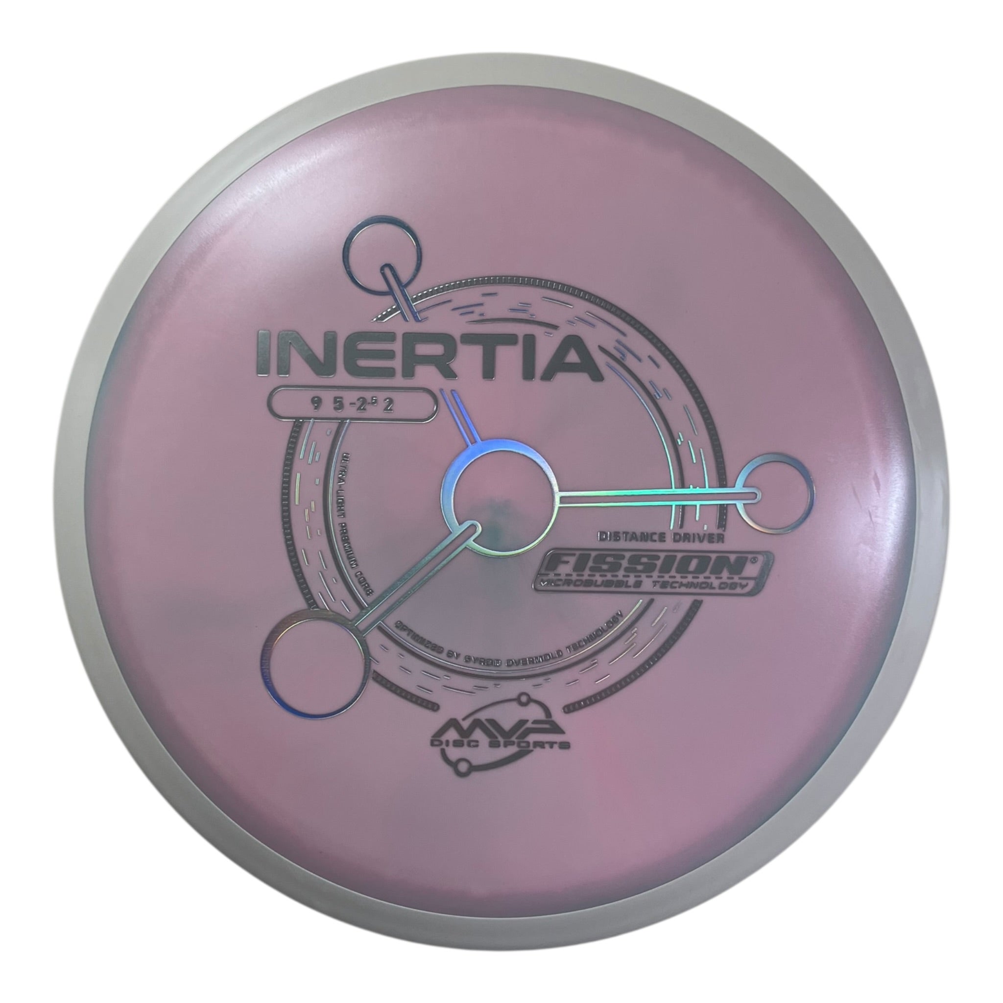 MVP Disc Sports Inertia | Fission | Pink/White 159g (Project Lab Coat) Disc Golf
