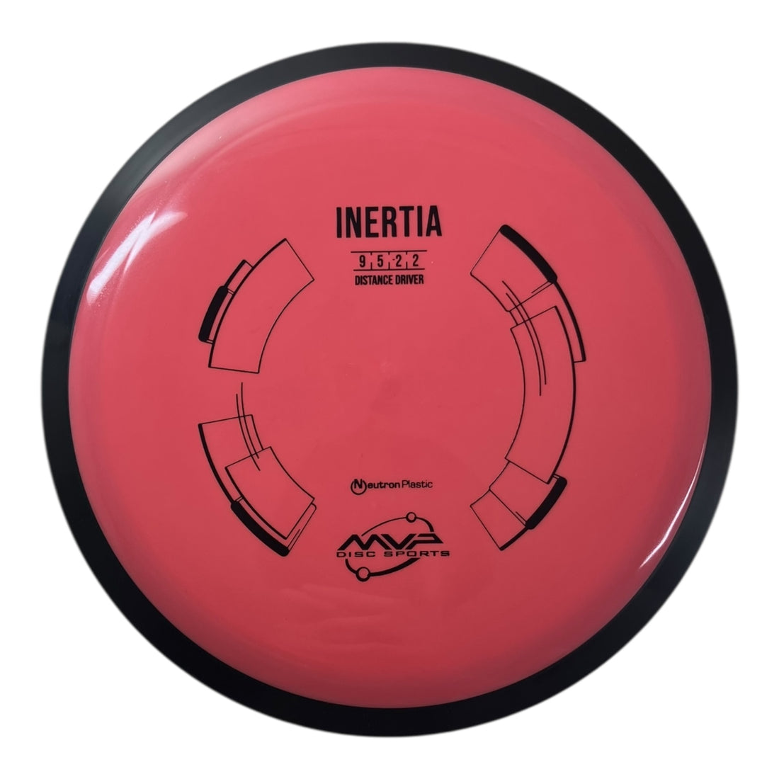 MVP Disc Sports Inertia | Neutron | Coral/Black 170g Disc Golf