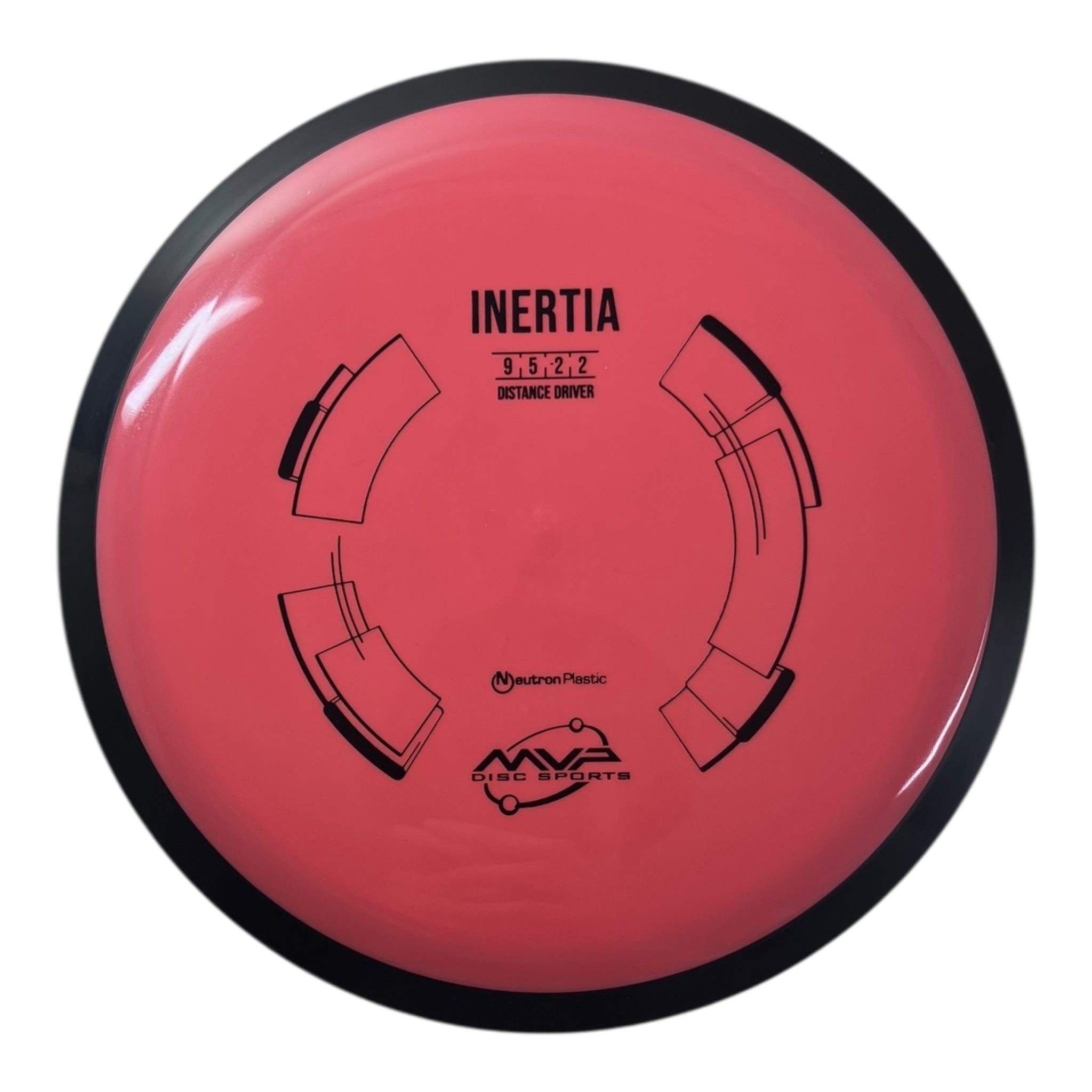 MVP Disc Sports Inertia | Neutron | Coral/Black 170g Disc Golf