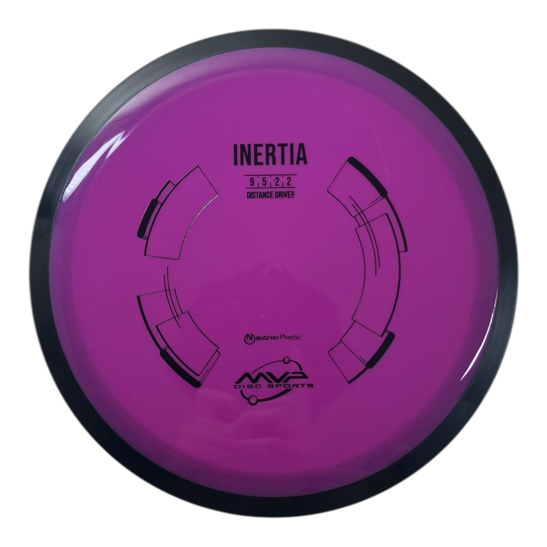 MVP Disc Sports Inertia | Neutron | Purple/Black 164g Disc Golf