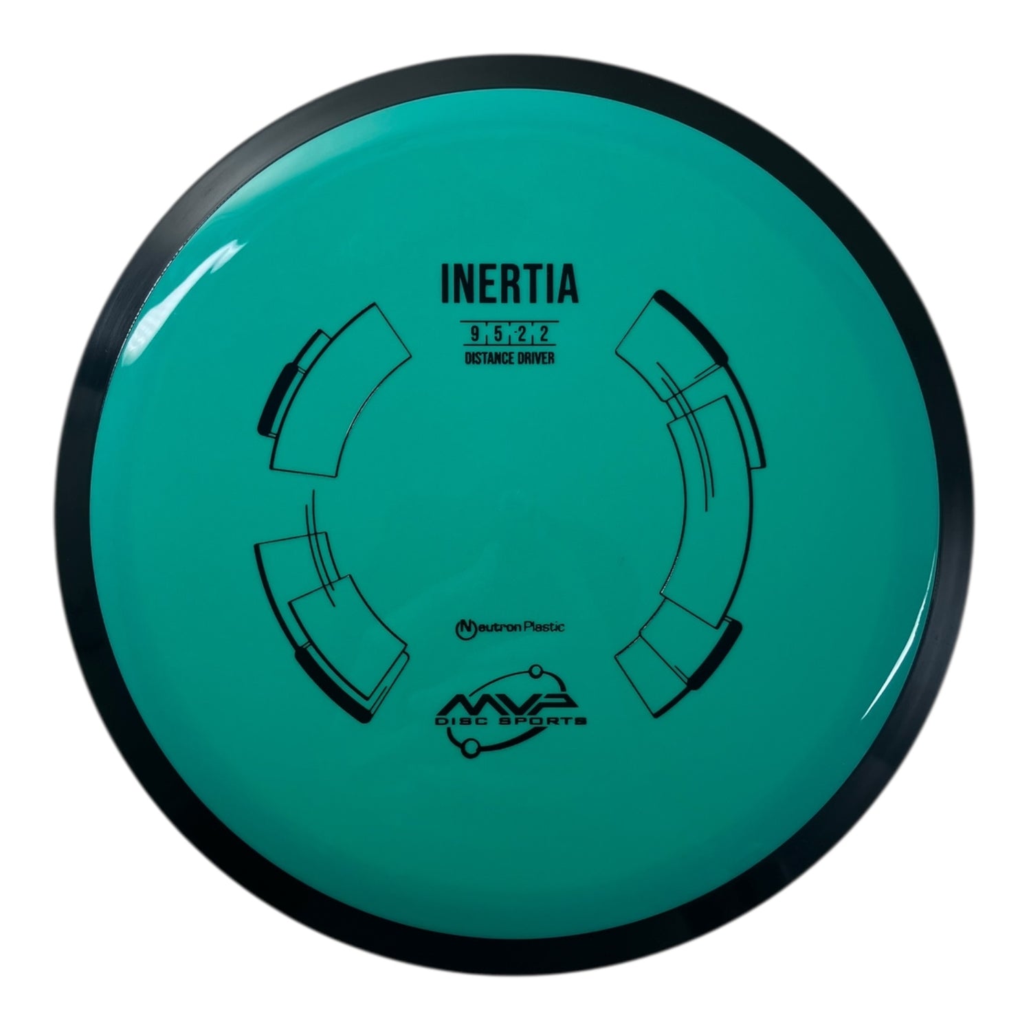 MVP Disc Sports Inertia | Neutron | Teal/Black 157g Disc Golf