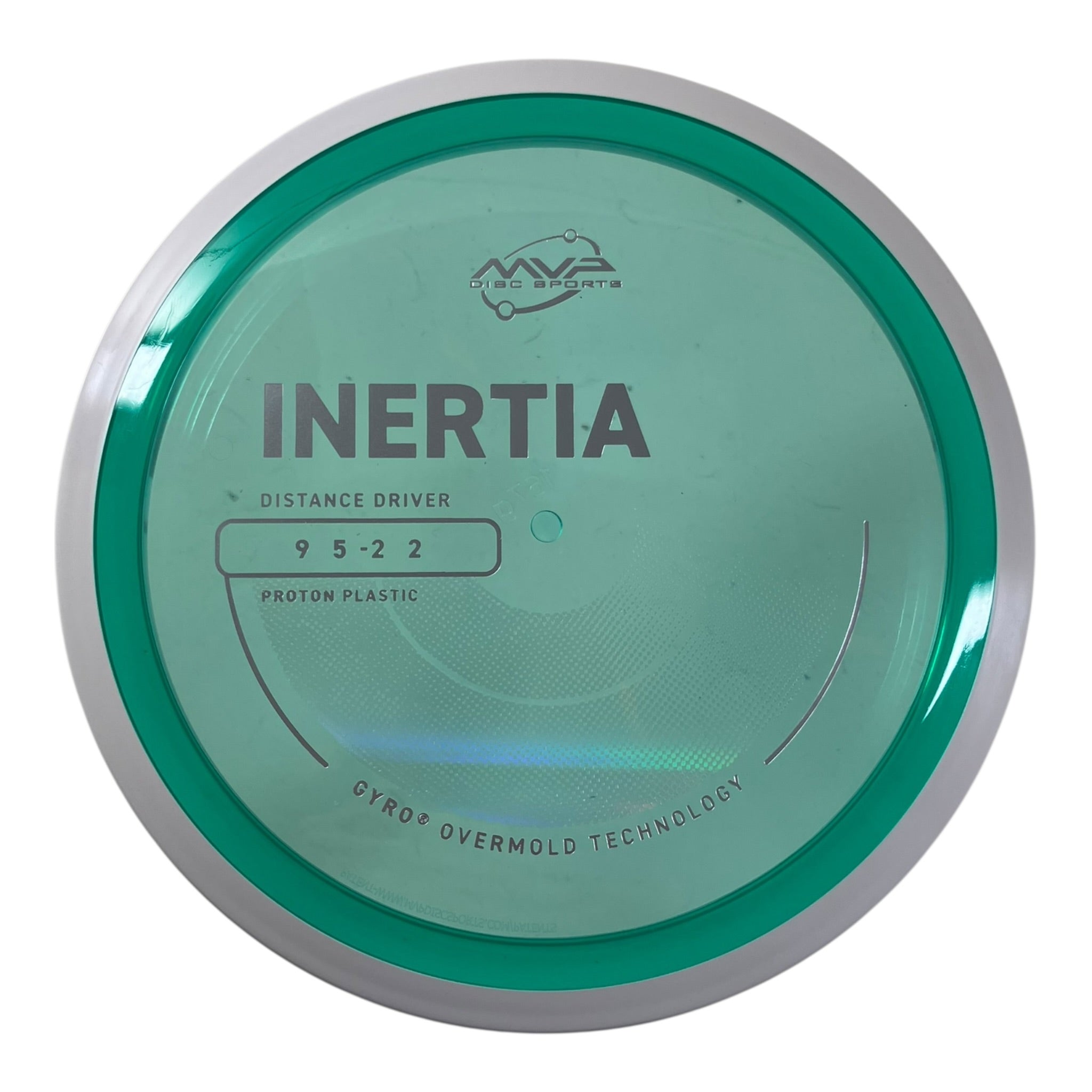 MVP Disc Sports Inertia | Proton | Green/White 167g (Project Lab Coat) Disc Golf