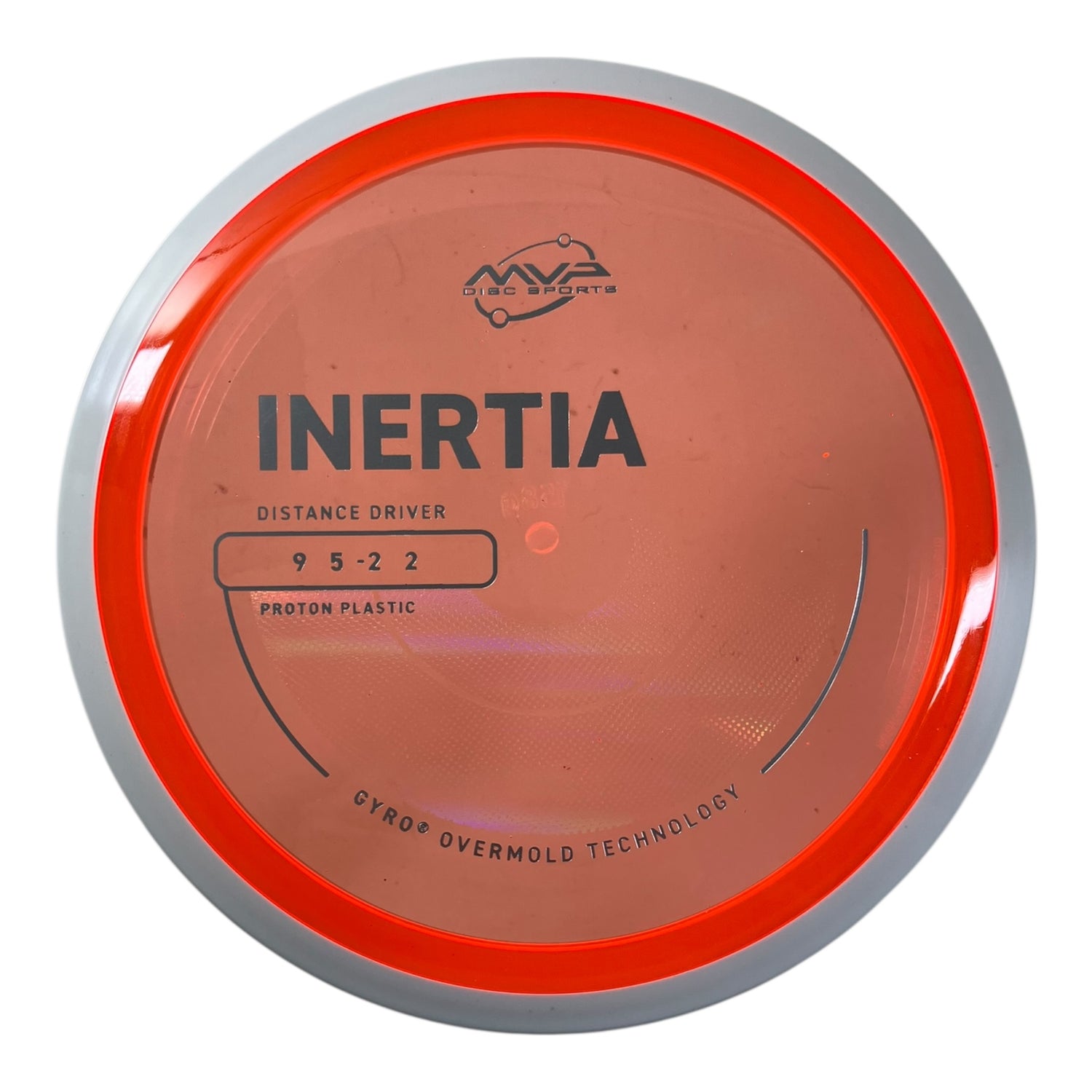 MVP Disc Sports Inertia | Proton | Orange/White 158g (Project Lab Coat) Disc Golf