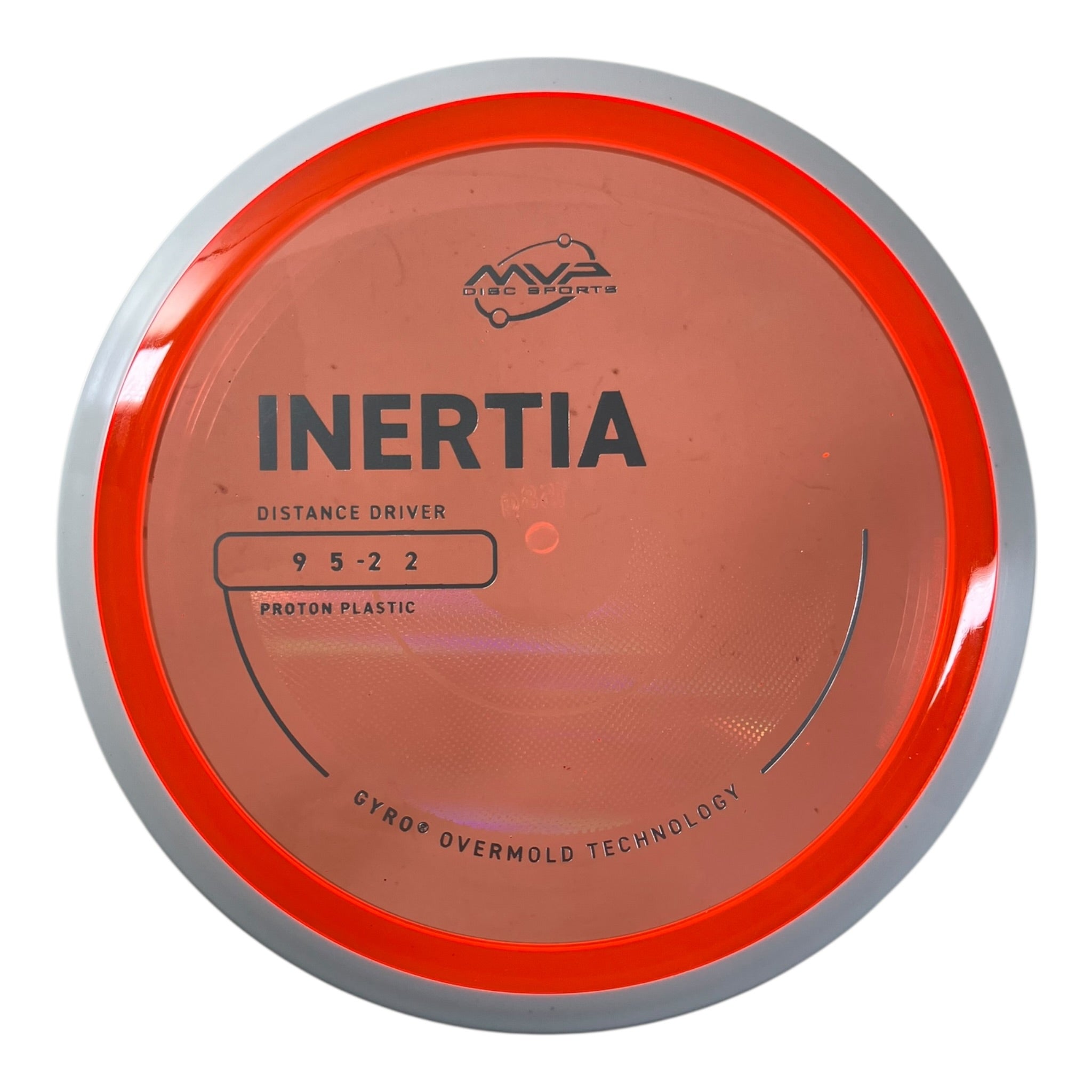 MVP Disc Sports Inertia | Proton | Orange/White 158g (Project Lab Coat) Disc Golf