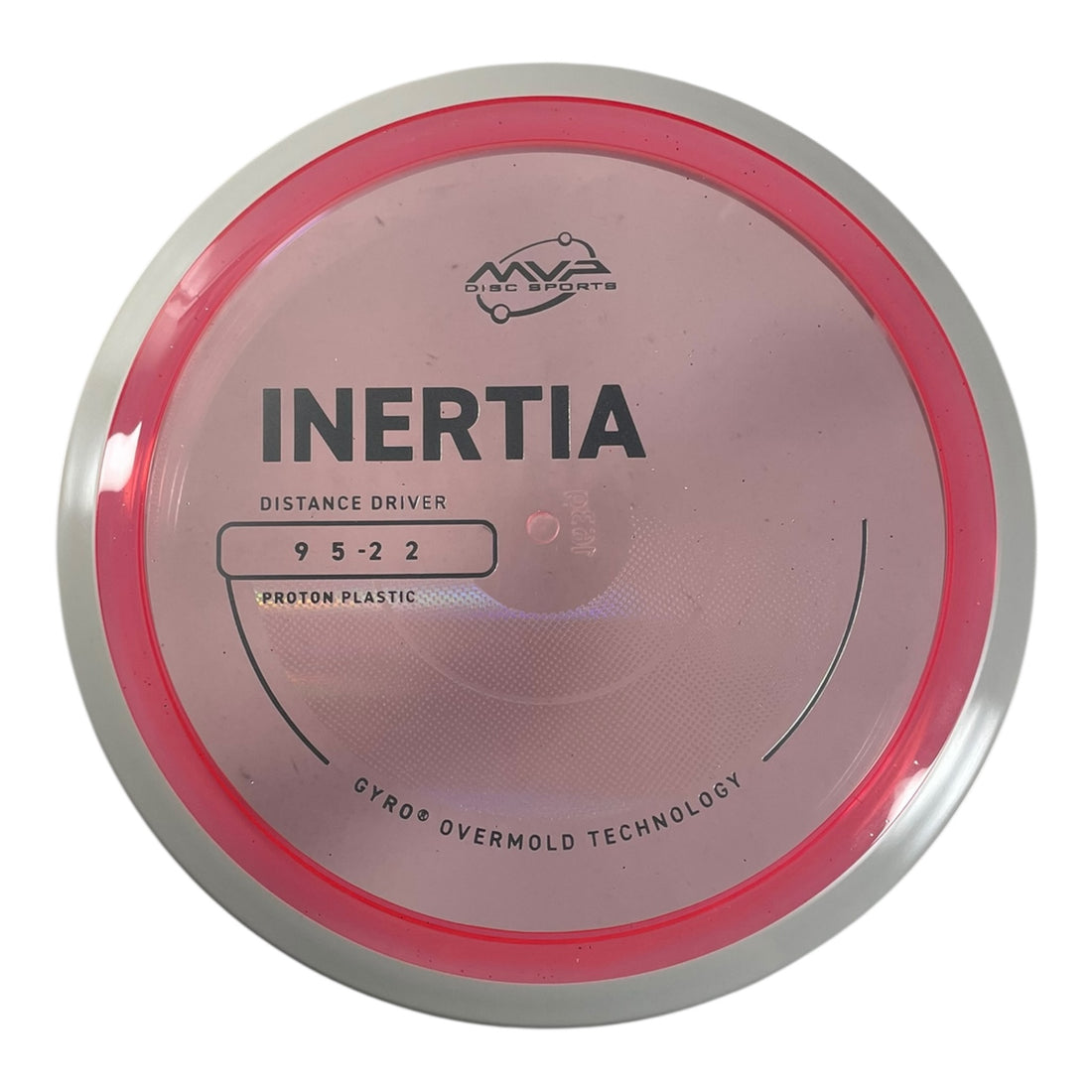 MVP Disc Sports Inertia | Proton | Pink/White 157-163g (Project Lab Coat) Disc Golf