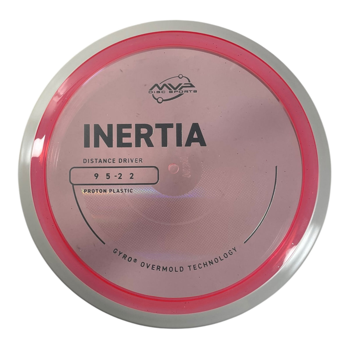 MVP Disc Sports Inertia | Proton | Pink/White 157-163g (Project Lab Coat) Disc Golf