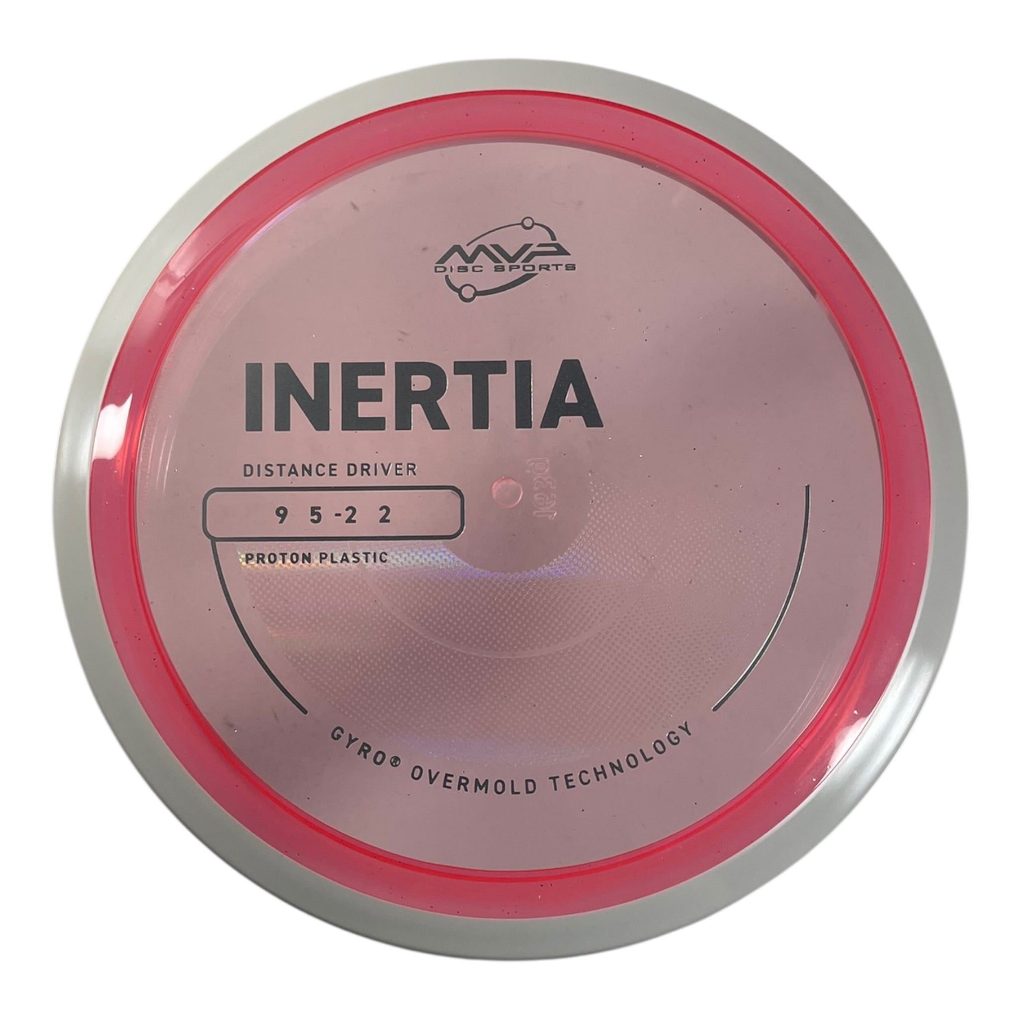 MVP Disc Sports Inertia | Proton | Pink/White 157-163g (Project Lab Coat) Disc Golf