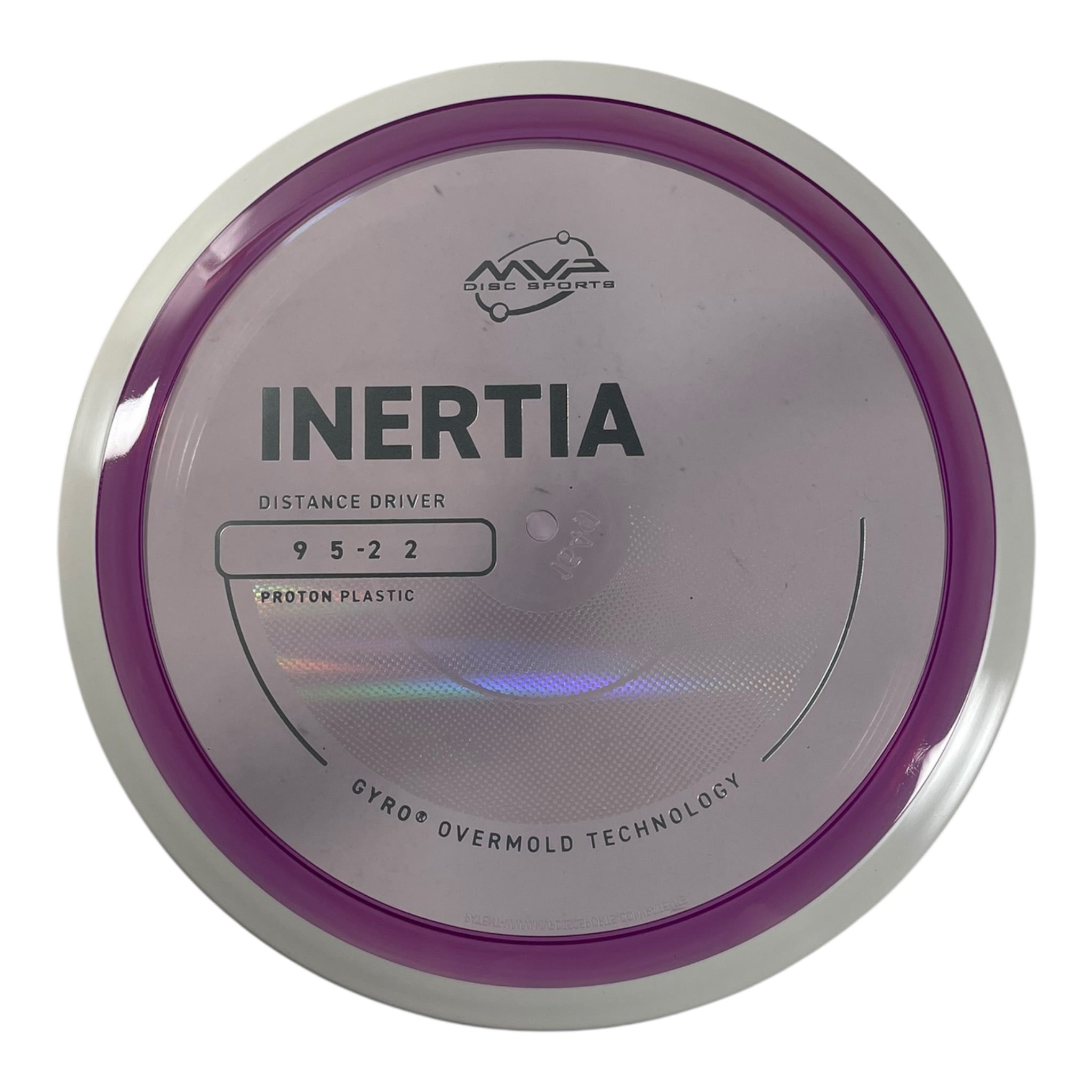 MVP Disc Sports Inertia | Proton | Purple/White 164g (Project Lab Coat) Disc Golf