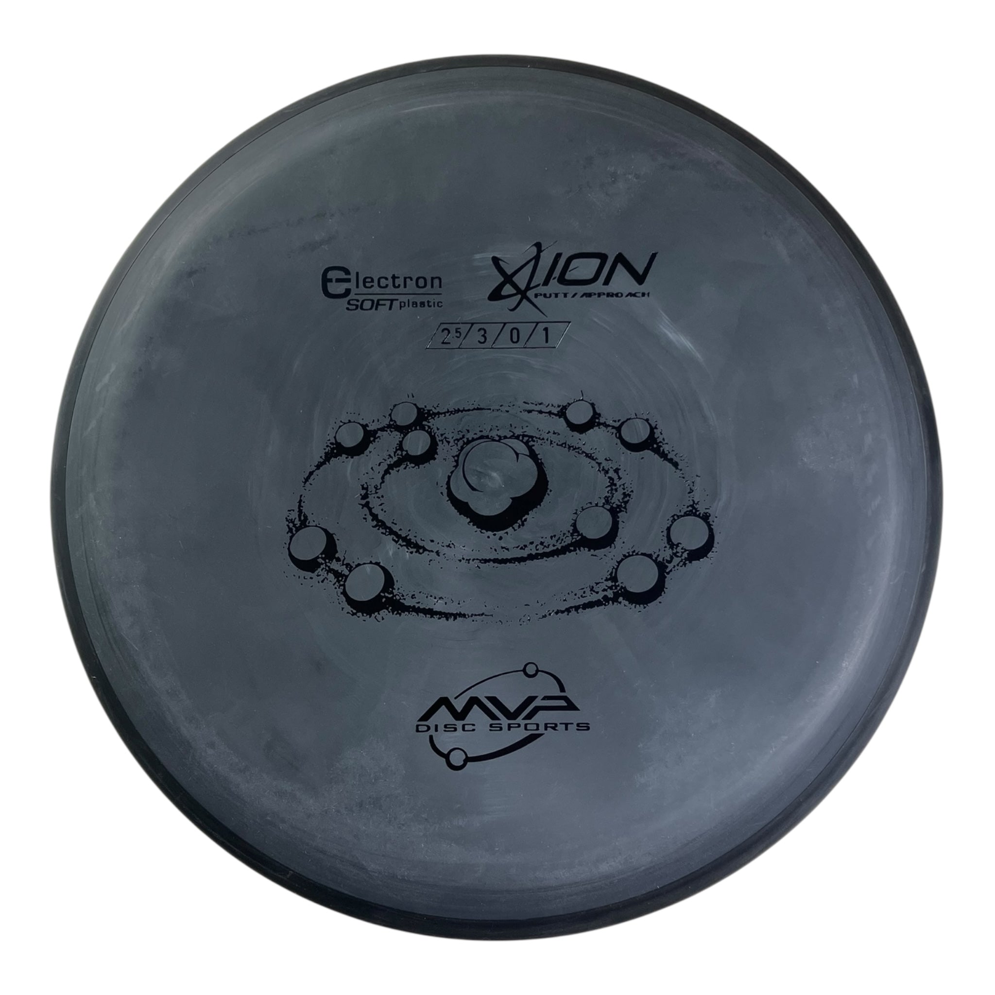 MVP Disc Sports Ion | Electron Soft | Black/Black 169g Disc Golf