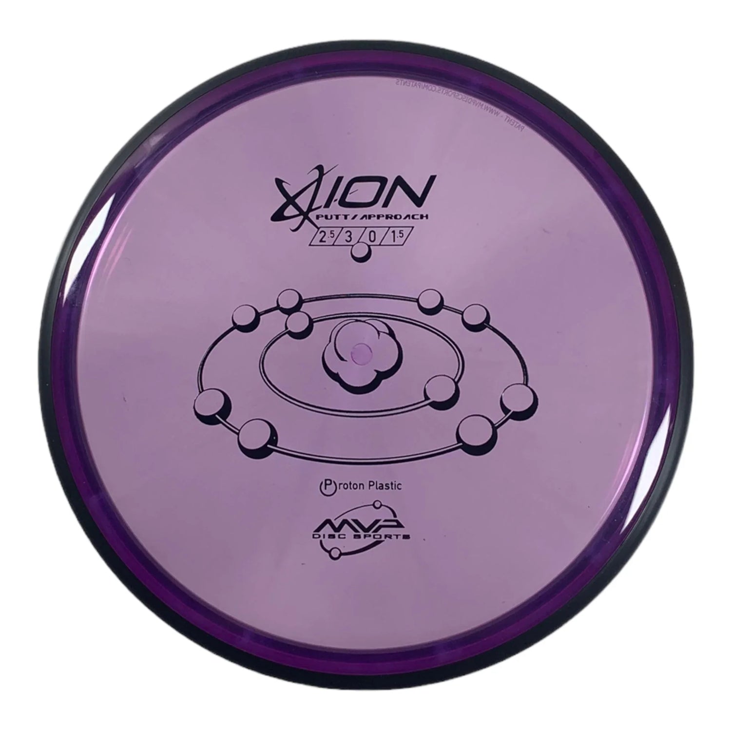 MVP Disc Sports Ion | Proton | Purple/Black 169g Disc Golf