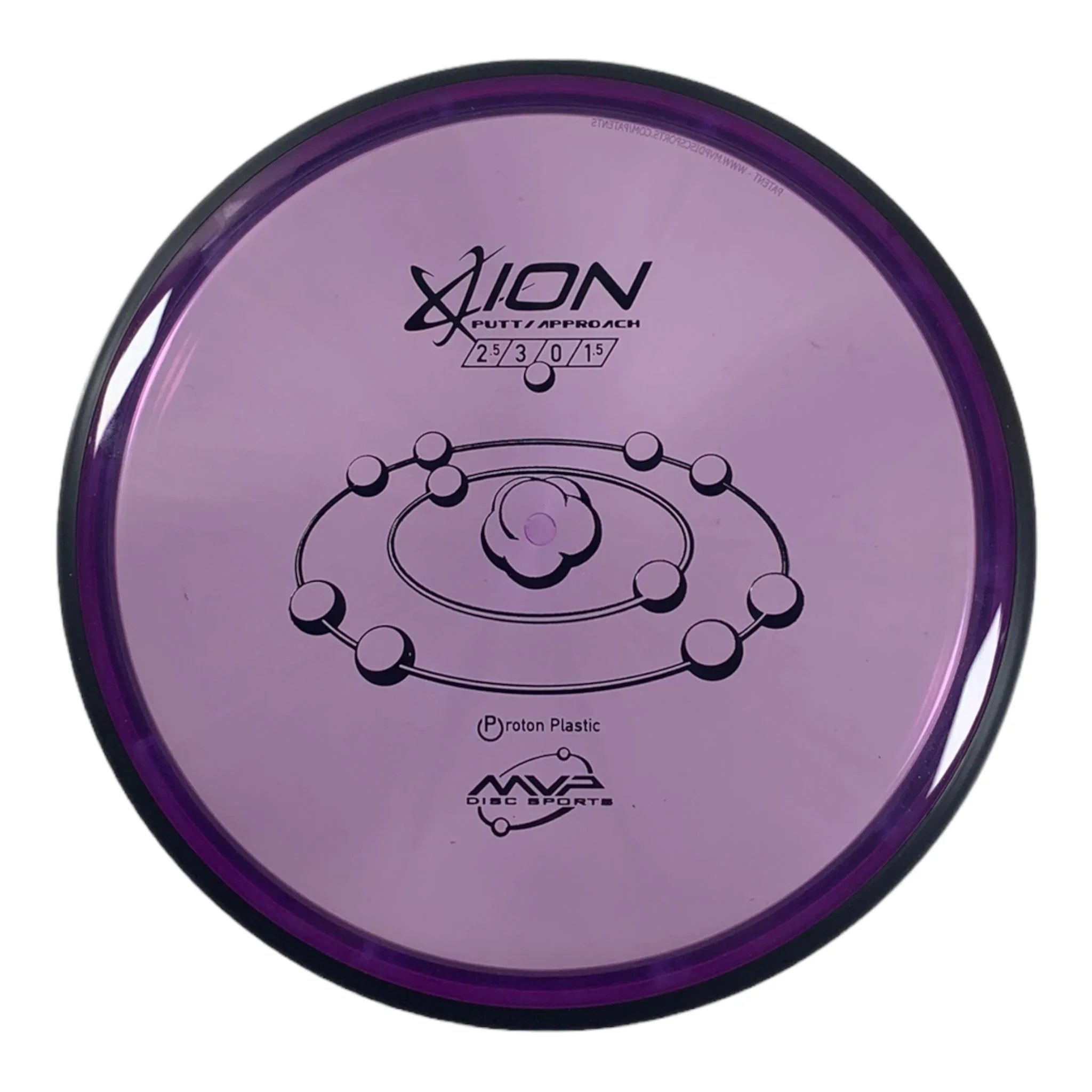 MVP Disc Sports Ion | Proton | Purple/Black 169g Disc Golf