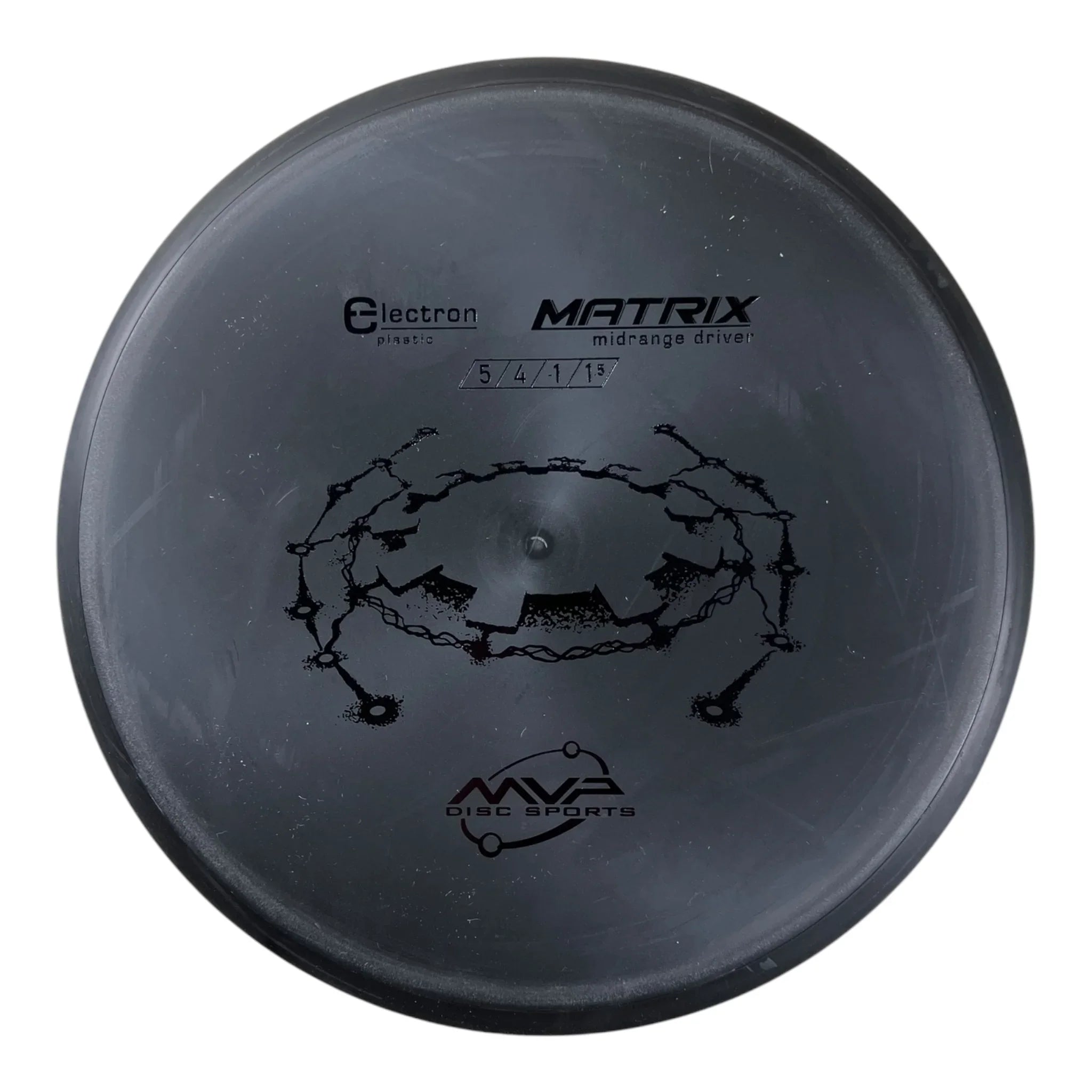 MVP Disc Sports Matrix | Electron | Black/Black 170-173g Disc Golf