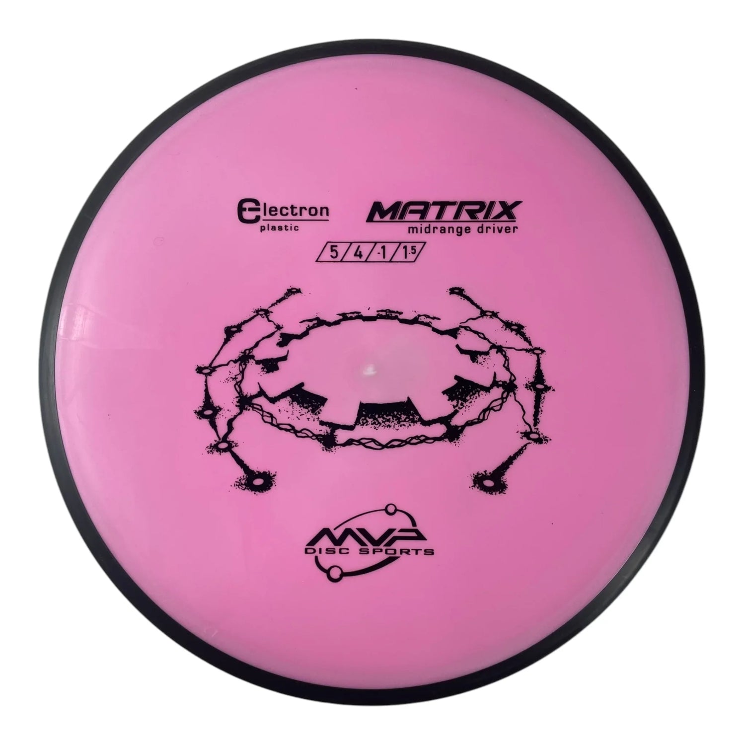 MVP Disc Sports Matrix | Electron | Pink/Black 170g Disc Golf