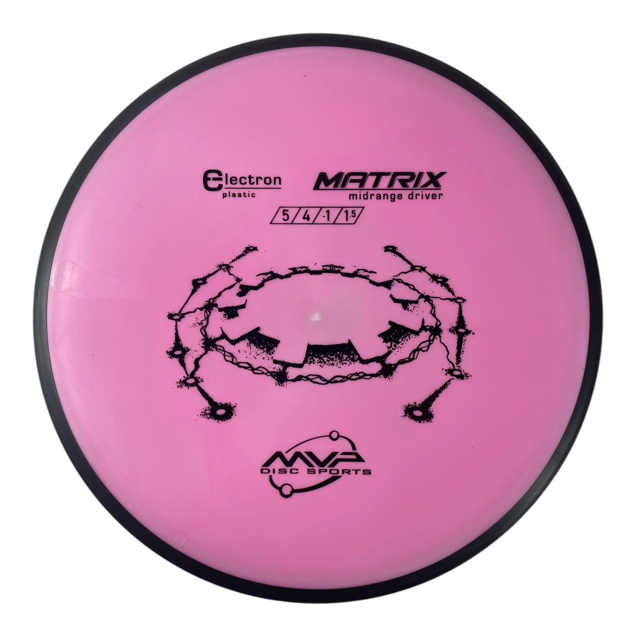 MVP Disc Sports Matrix | Electron | Pink/Black 170g Disc Golf