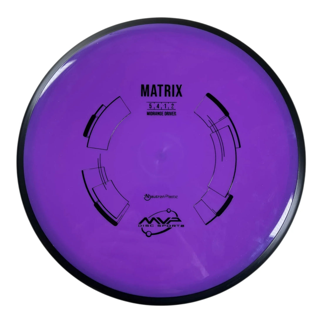MVP Disc Sports Matrix | Neutron | Purple/Black 175g Disc Golf