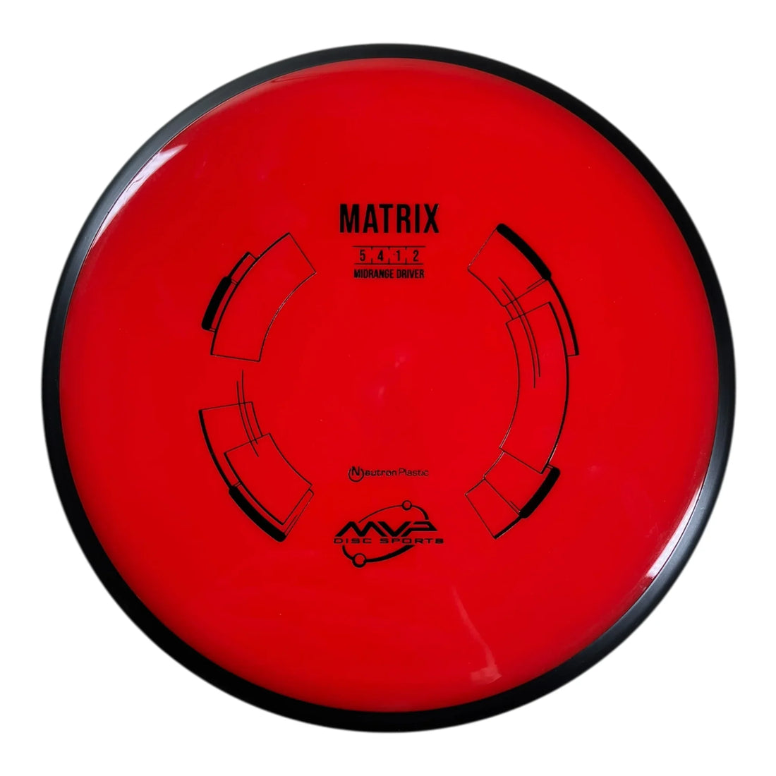 MVP Disc Sports Matrix | Neutron | Red/Black 174g Disc Golf