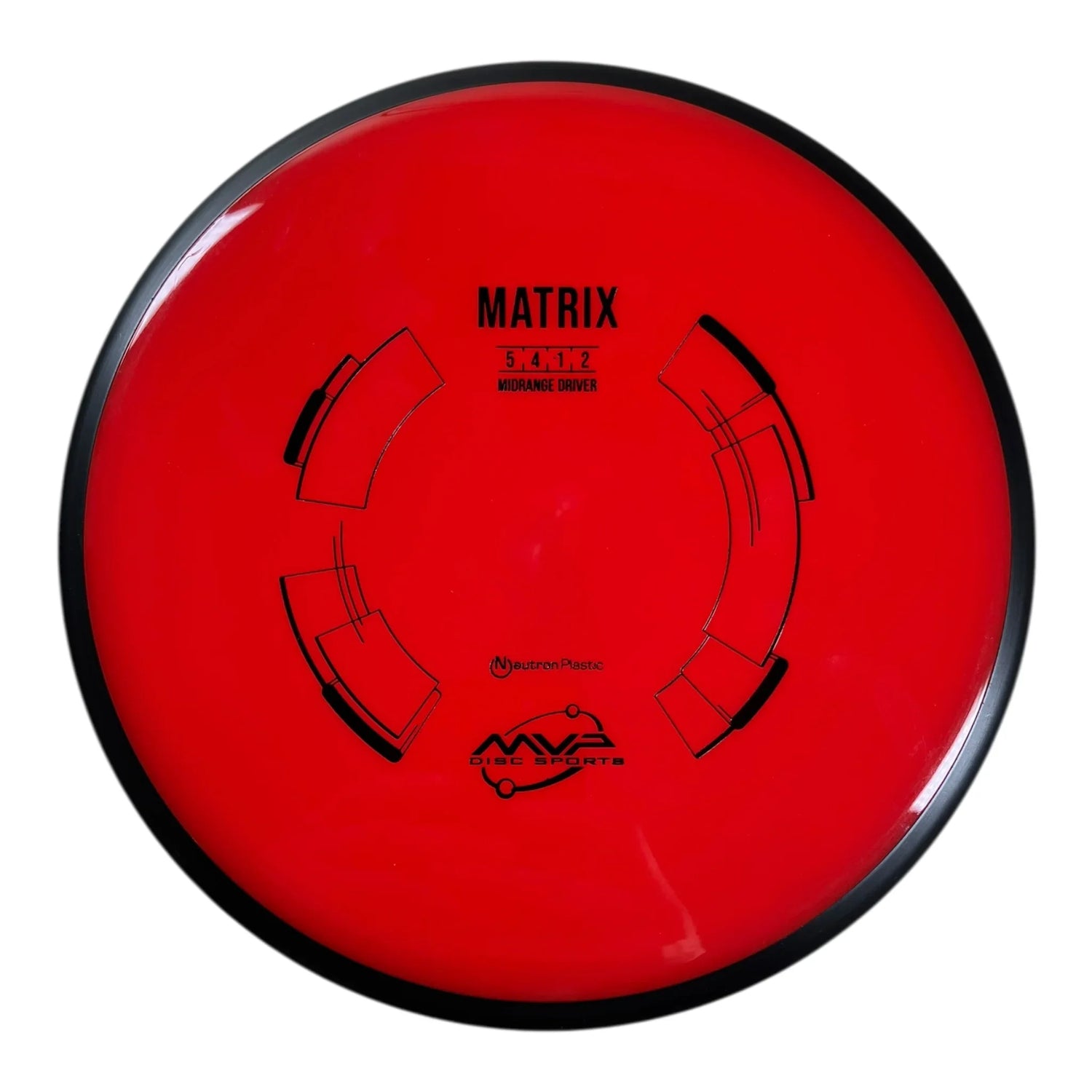 MVP Disc Sports Matrix | Neutron | Red/Black 174g Disc Golf