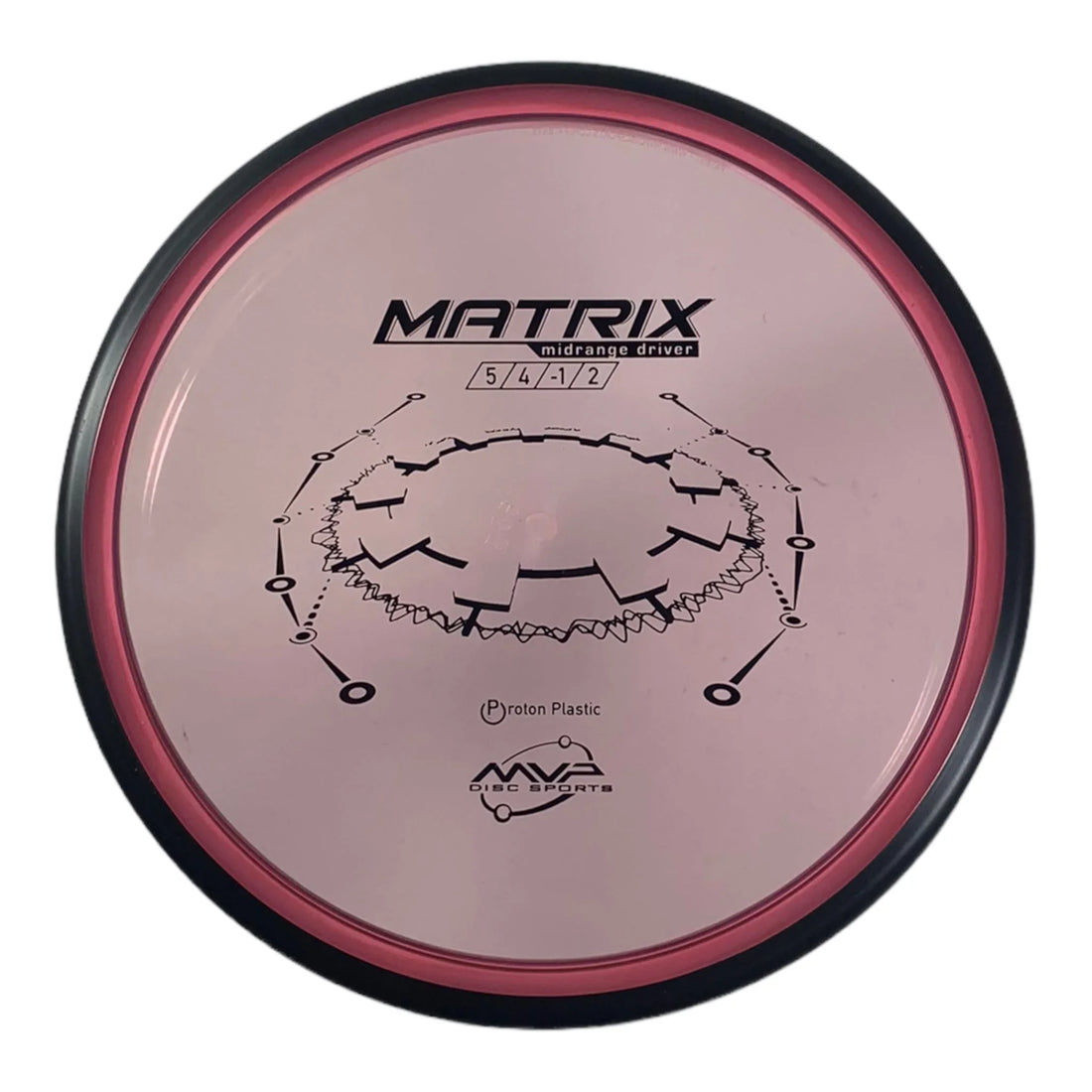 MVP Disc Sports Matrix | Proton | Pink/Black 168 - 175g Disc Golf
