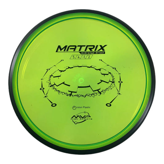 MVP Disc Sports Matrix | Proton | Green/Black 168g Disc Golf