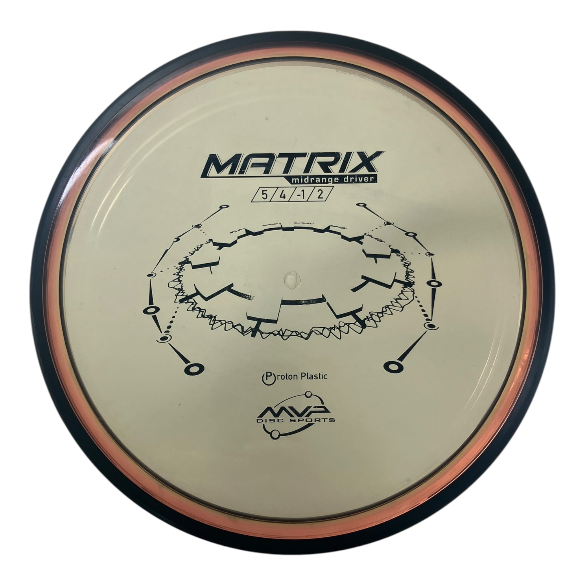 MVP Disc Sports Matrix - Used Good | Proton | Peach/Black 170g Disc Golf